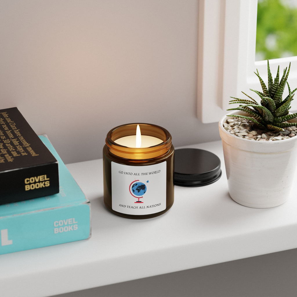Inspire the World Scented Soy Candle, Eco-Friendly Home Decor, Gift for Teachers, Unique Graduation Gift, Aromatherapy Candle, [...]