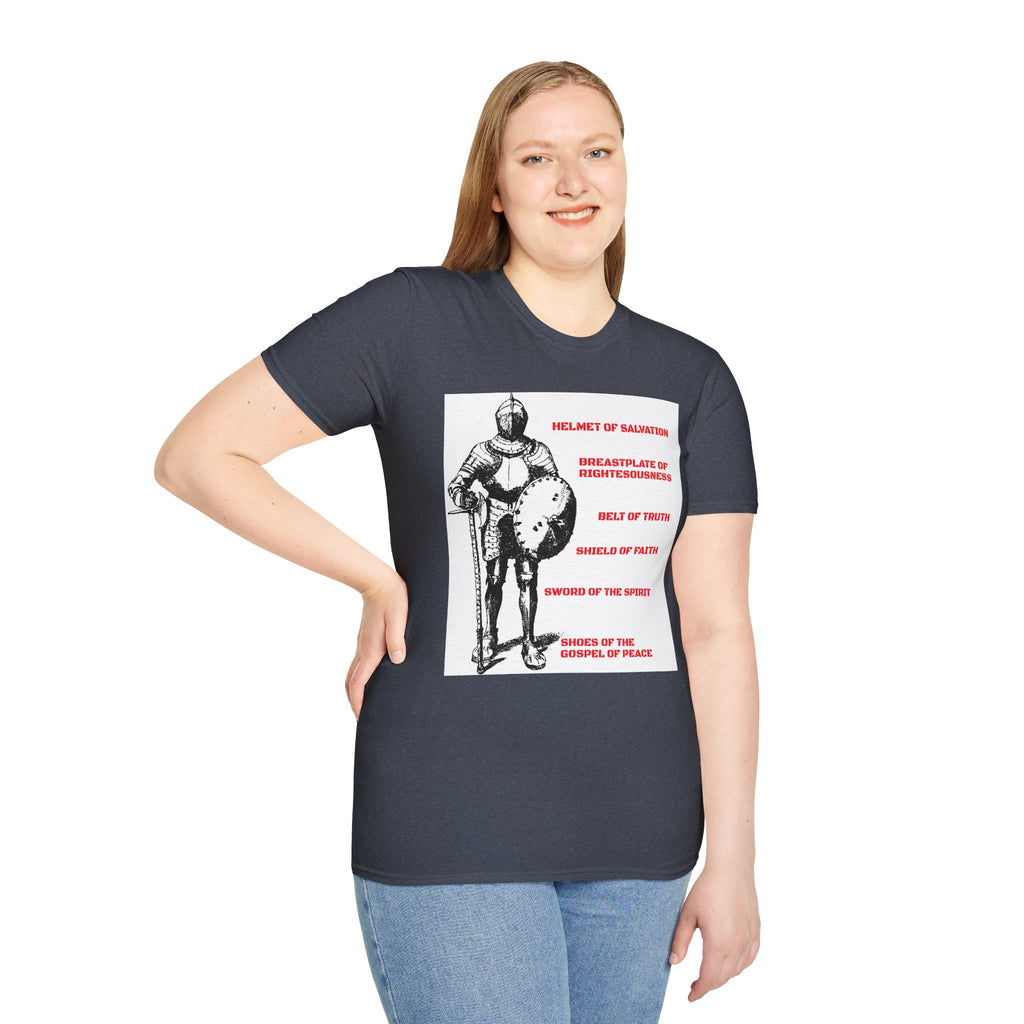 Christian Armor Unisex Softstyle T-Shirt, Inspirational Tee, Faith-Based Apparel, Perfect Gift for Believers, Church Events, Spiritual [...]