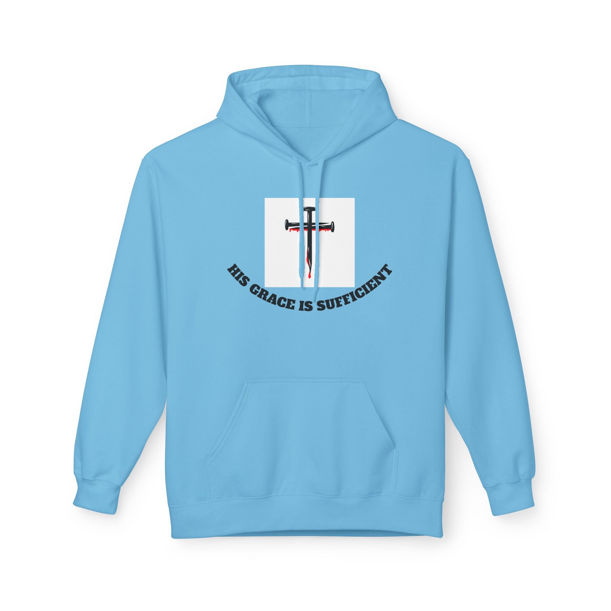 Inspirational Faith Hoodie, Unisex Warm Fleece Sweatshirt, Christian Apparel, Gift for Believers, Cozy Everyday Wear