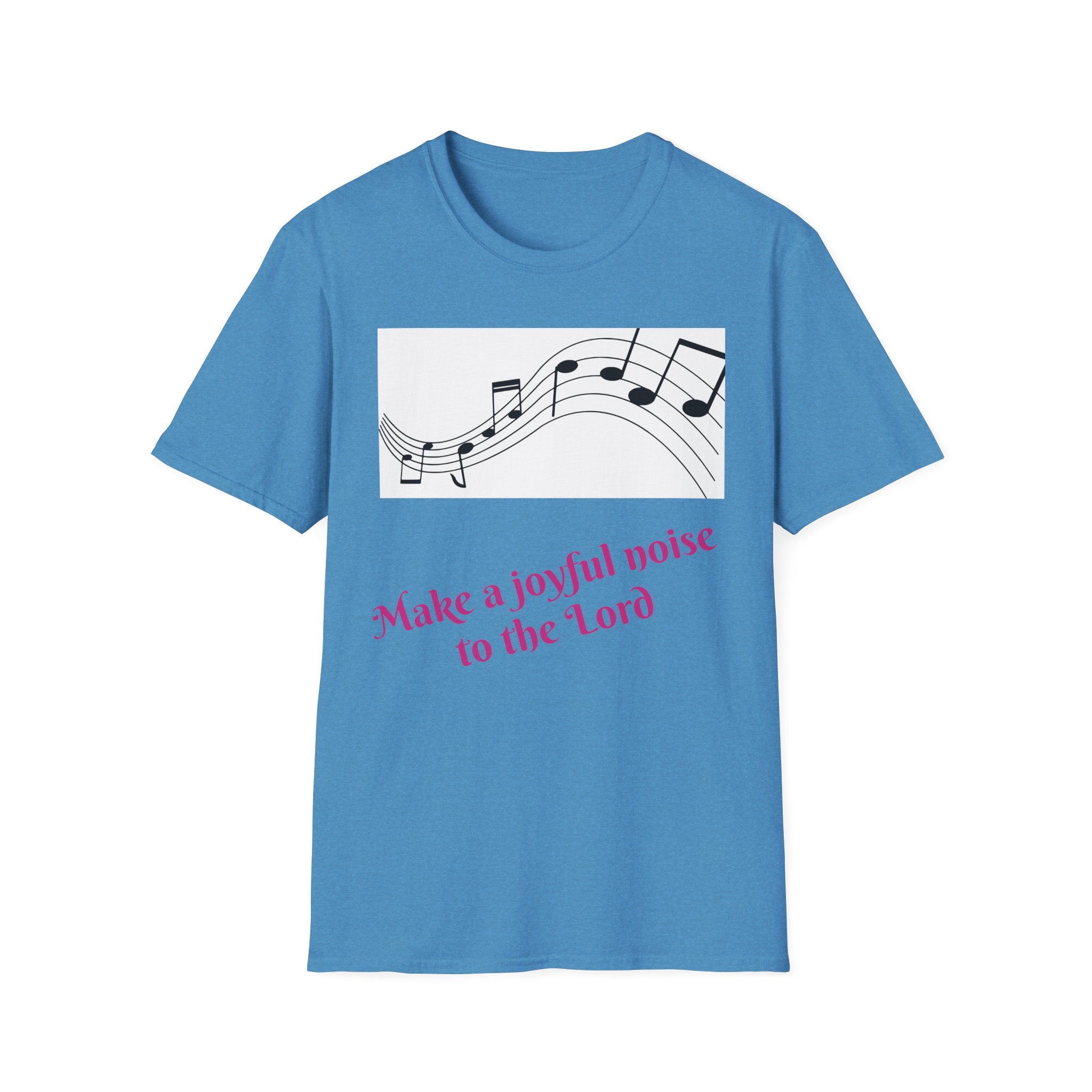 Joyful Noise T-Shirt | Unisex Softstyle Tee, Church Apparel, Christian Gift, Music Lover Shirt, Faith-Based Casual Wear