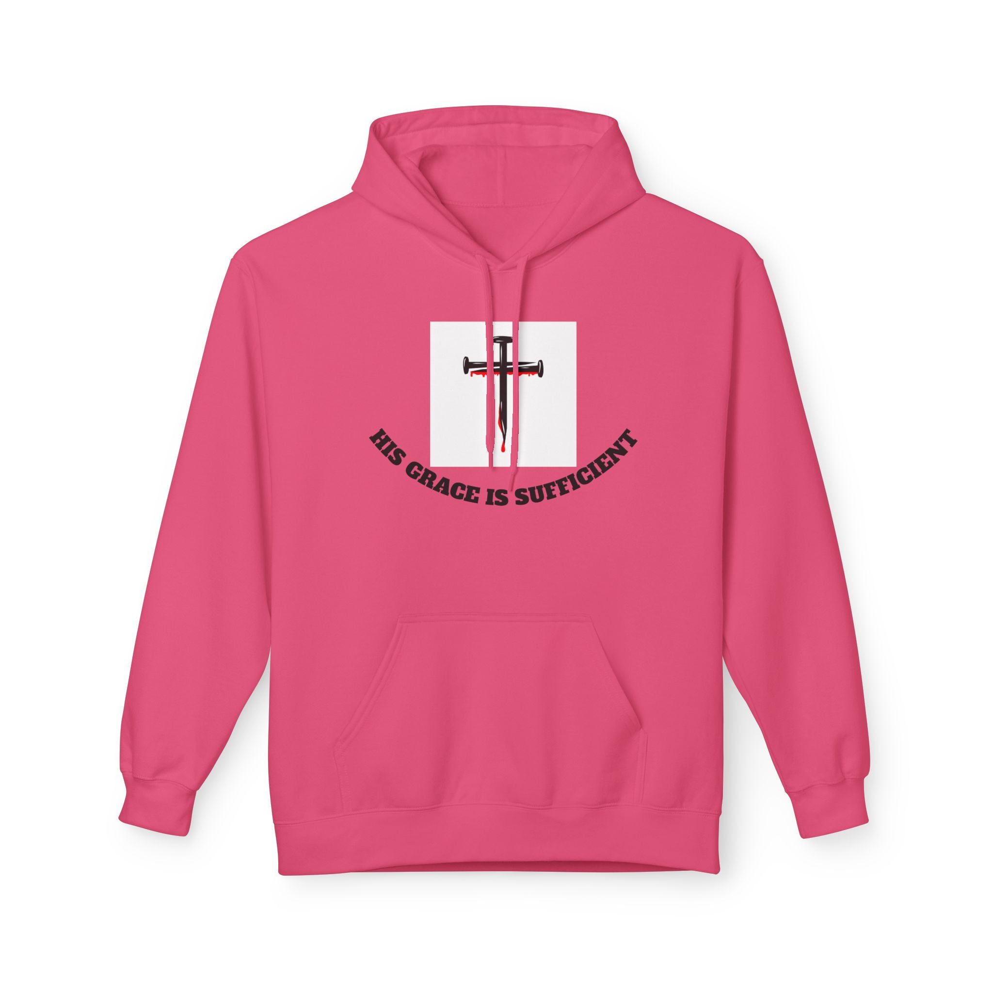 Inspirational Faith Hoodie, Unisex Warm Fleece Sweatshirt, Christian Apparel, Gift for Believers, Cozy Everyday Wear