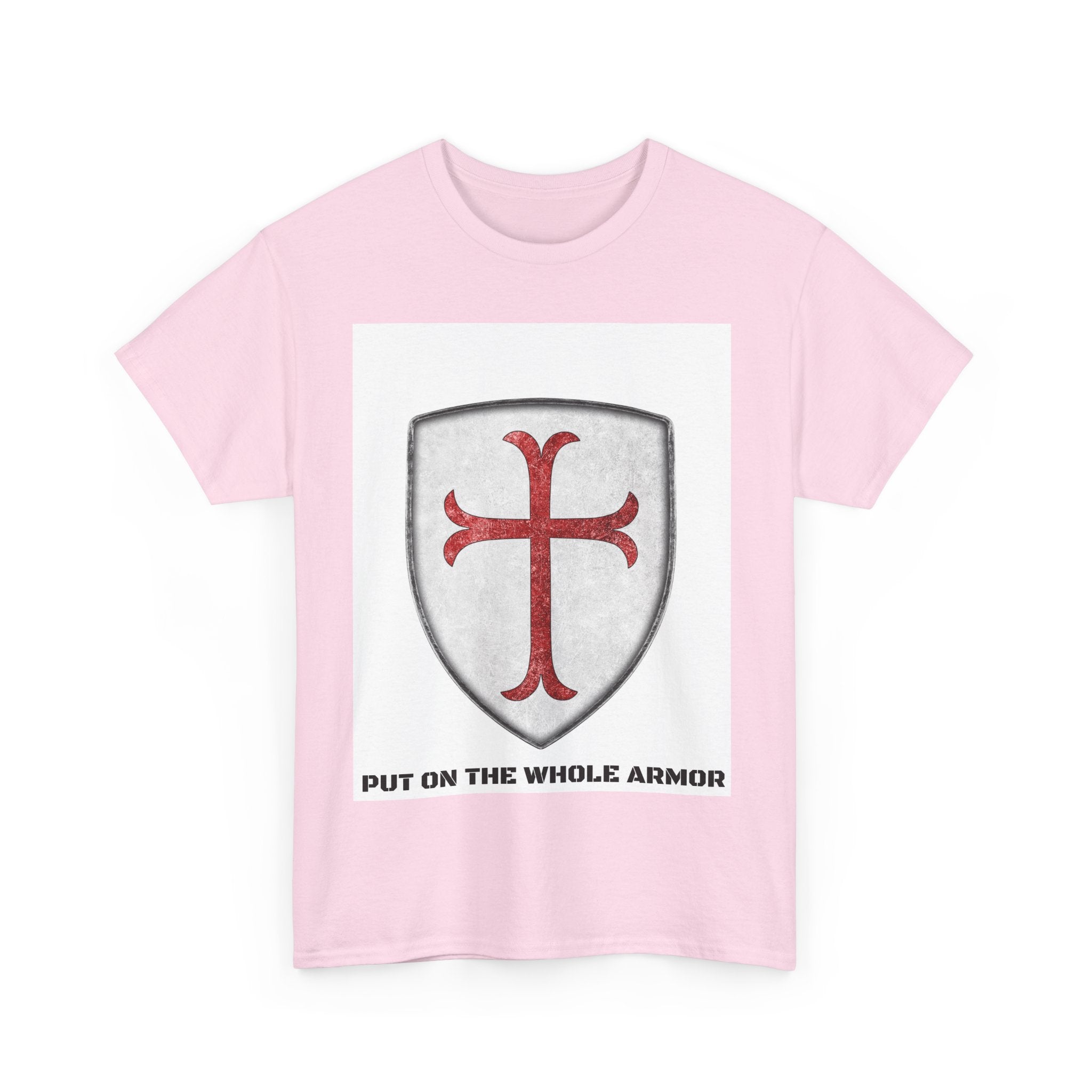 Faith-Based Unisex Tee - 'Put on the Whole Armor' Christian Shirt, Inspirational Gift, Youth & Adult Sizes, Spiritual Wear, Everyday Comfort