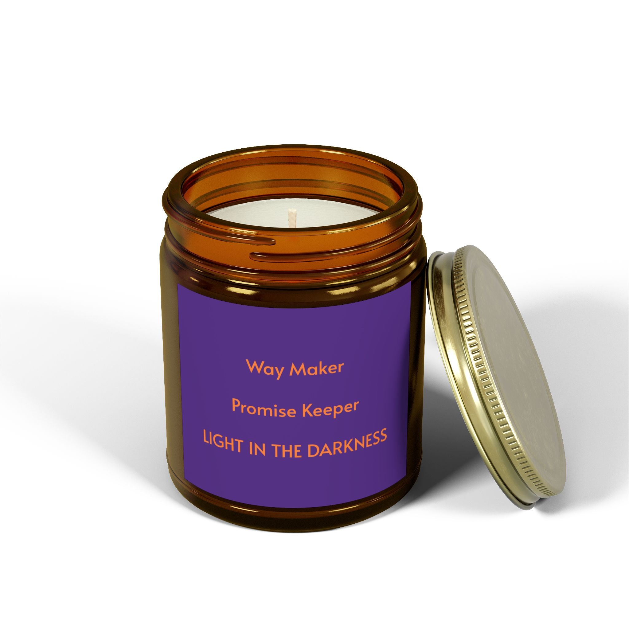 Scented Candle - Light in the Darkness - Aromatherapy for Home Decor, Relaxation, Gift, Faith Inspired
