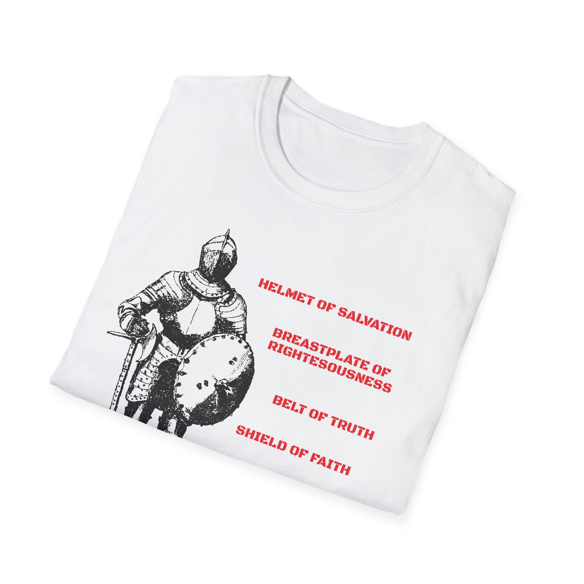 Christian Armor Unisex Softstyle T-Shirt, Inspirational Tee, Faith-Based Apparel, Perfect Gift for Believers, Church Events, Spiritual [...]