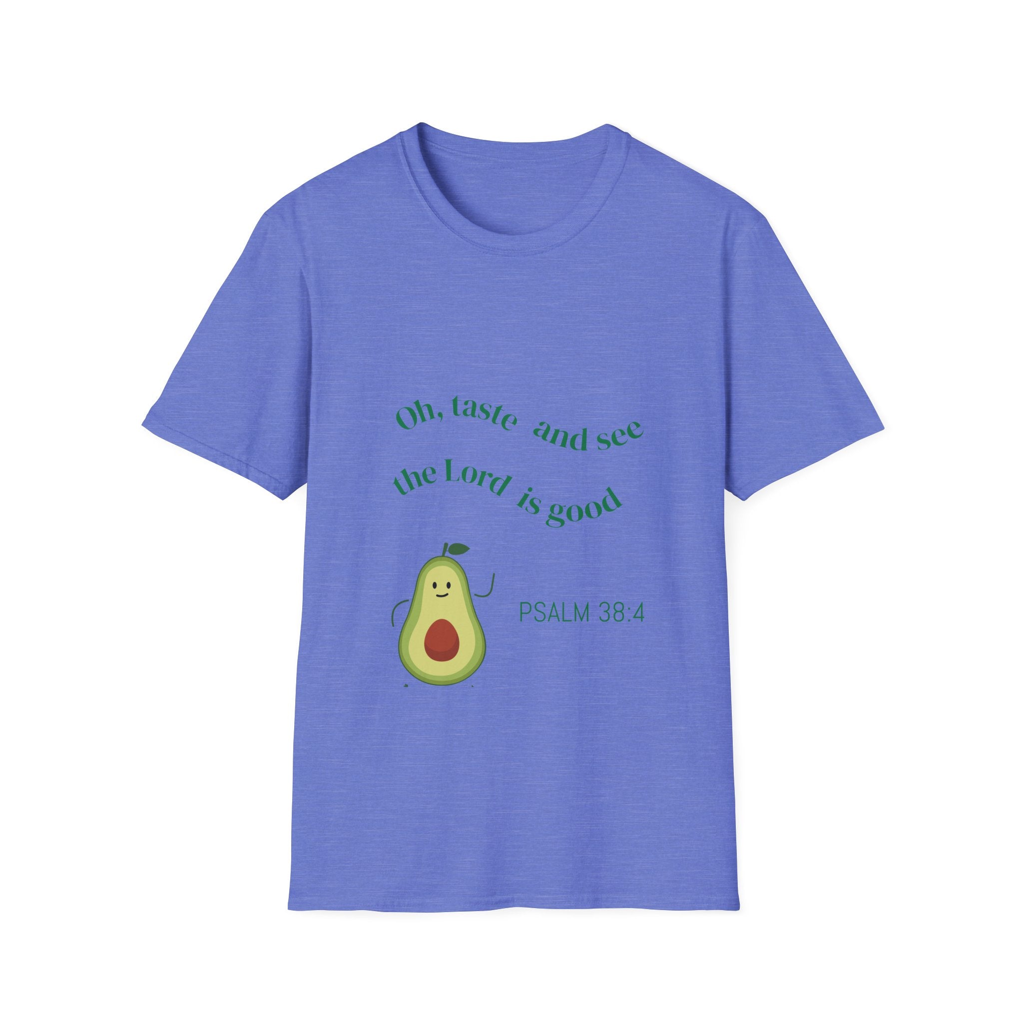 Avocado Faith T-Shirt - Softstyle Unisex Tee, Inspirational Shirt, Christian Gift, Cute Avocado Design, Bible Verse Apparel