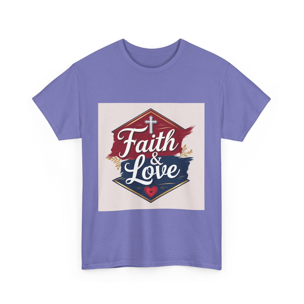 Faith & Love Unisex Heavy Cotton Tee - Inspirational Shirt for Daily Wear, Gift for Friends, Faith-Based Apparel, Casual Wear, [...]