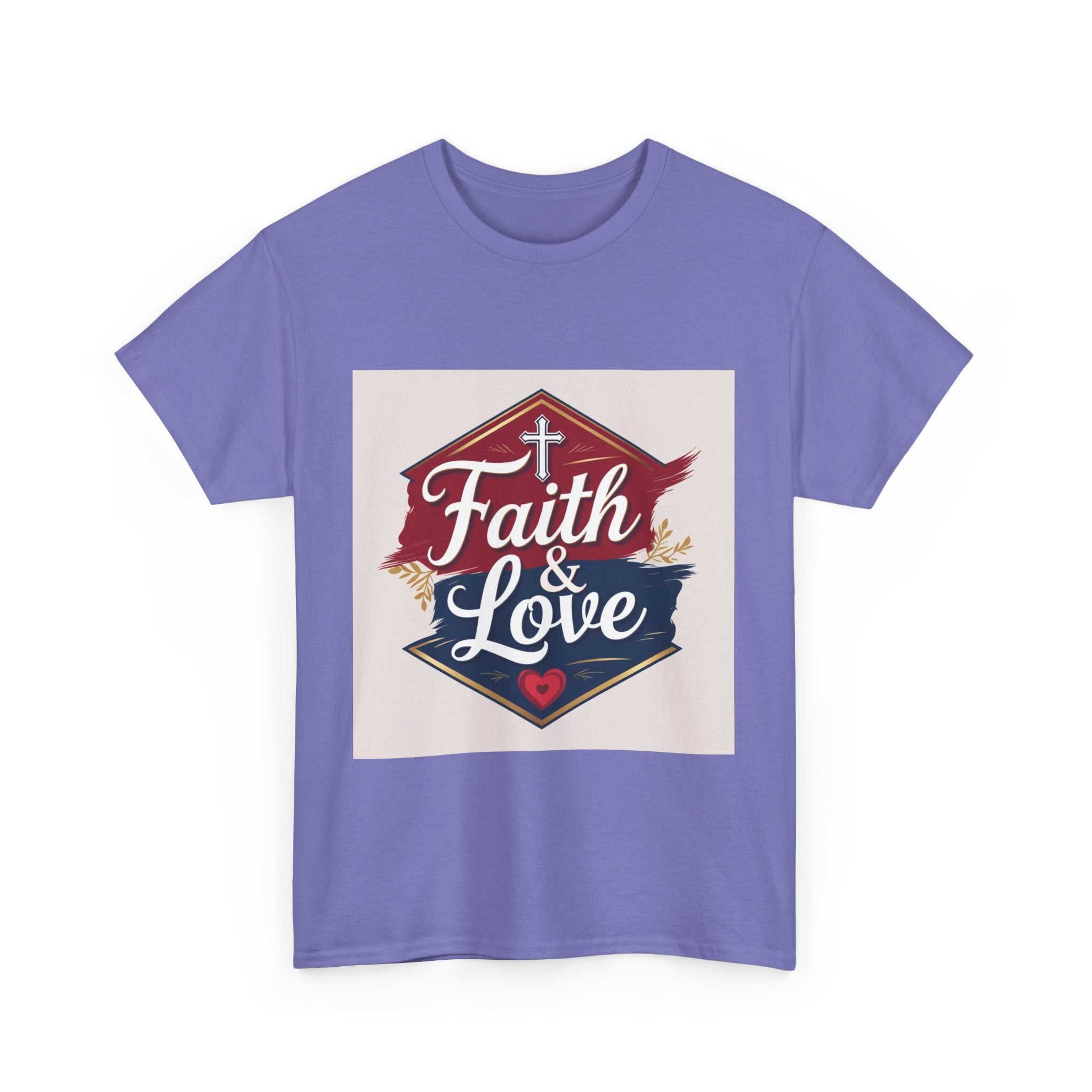 Faith & Love Unisex Heavy Cotton Tee - Inspirational Shirt for Daily Wear, Gift for Friends, Faith-Based Apparel, Casual Wear, [...]