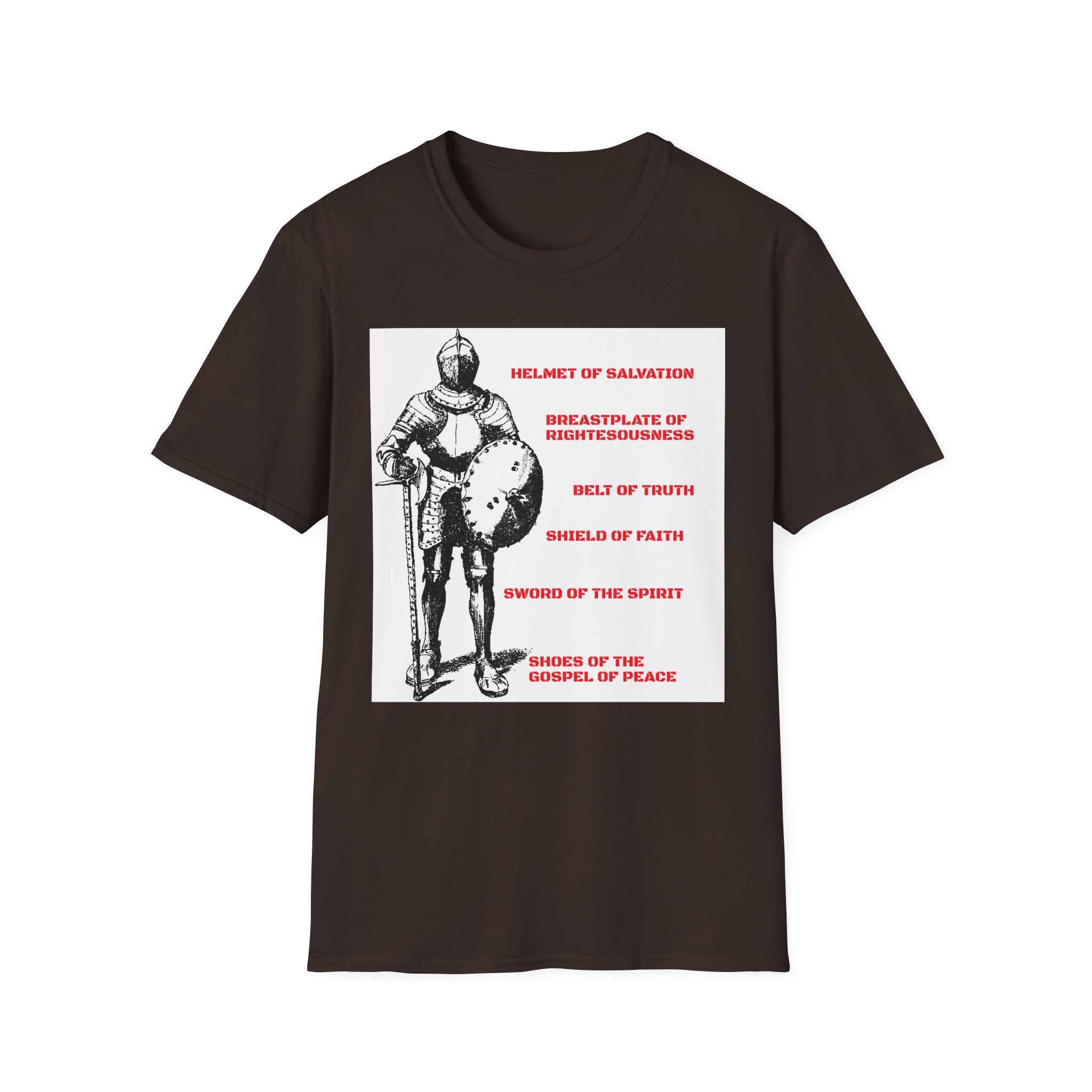 Christian Armor Unisex Softstyle T-Shirt, Inspirational Tee, Faith-Based Apparel, Perfect Gift for Believers, Church Events, Spiritual [...]