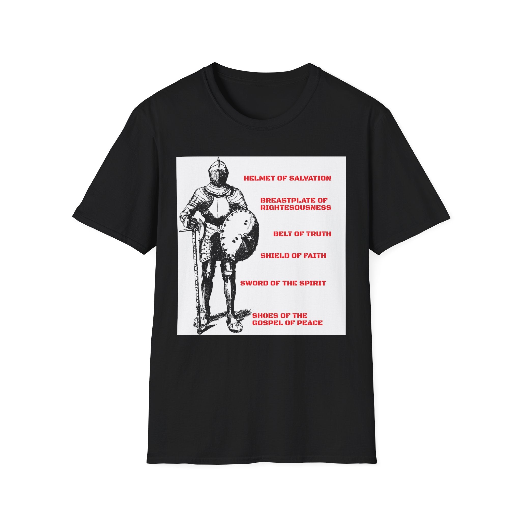 Christian Armor Unisex Softstyle T-Shirt, Inspirational Tee, Faith-Based Apparel, Perfect Gift for Believers, Church Events, Spiritual [...]