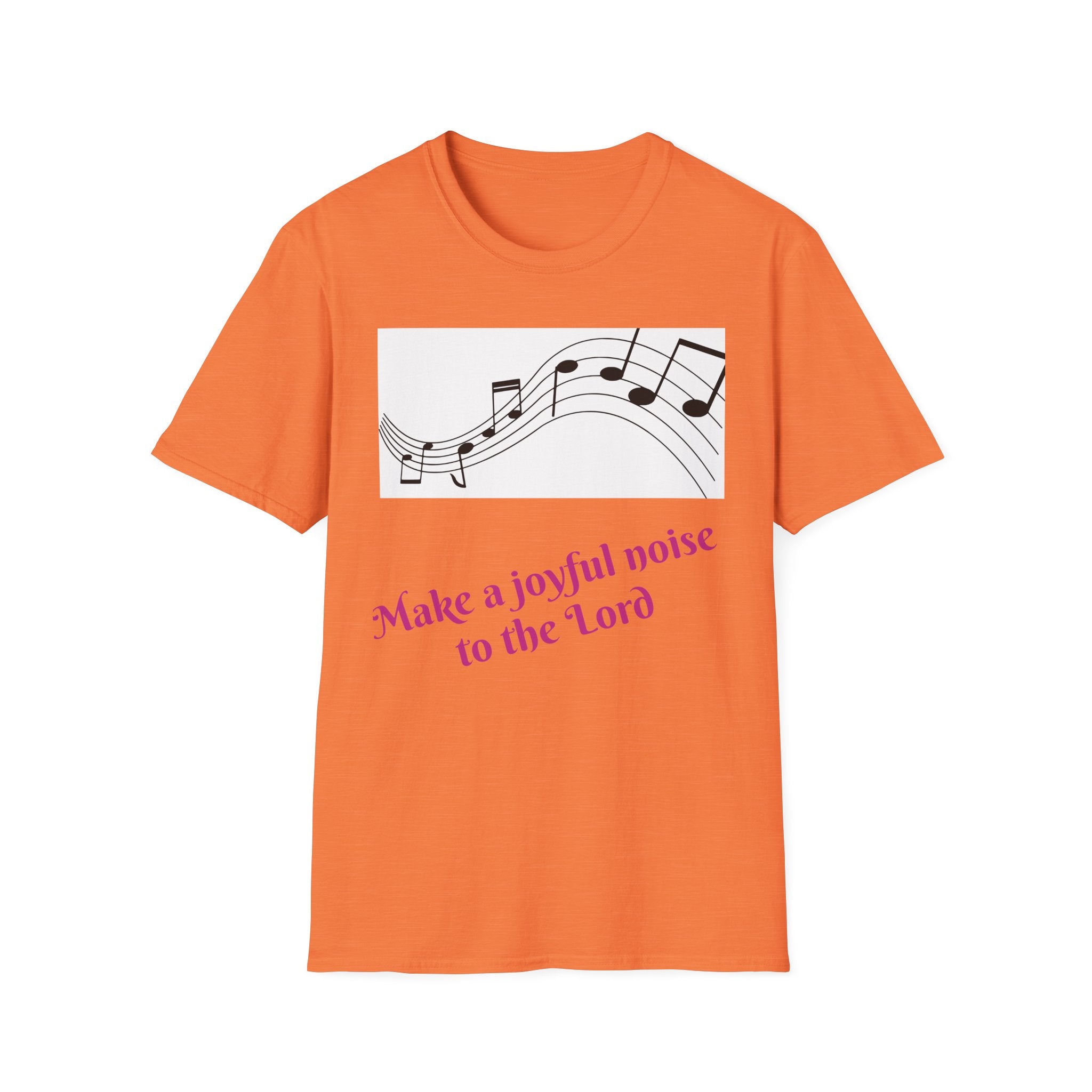 Joyful Noise T-Shirt | Unisex Softstyle Tee, Church Apparel, Christian Gift, Music Lover Shirt, Faith-Based Casual Wear