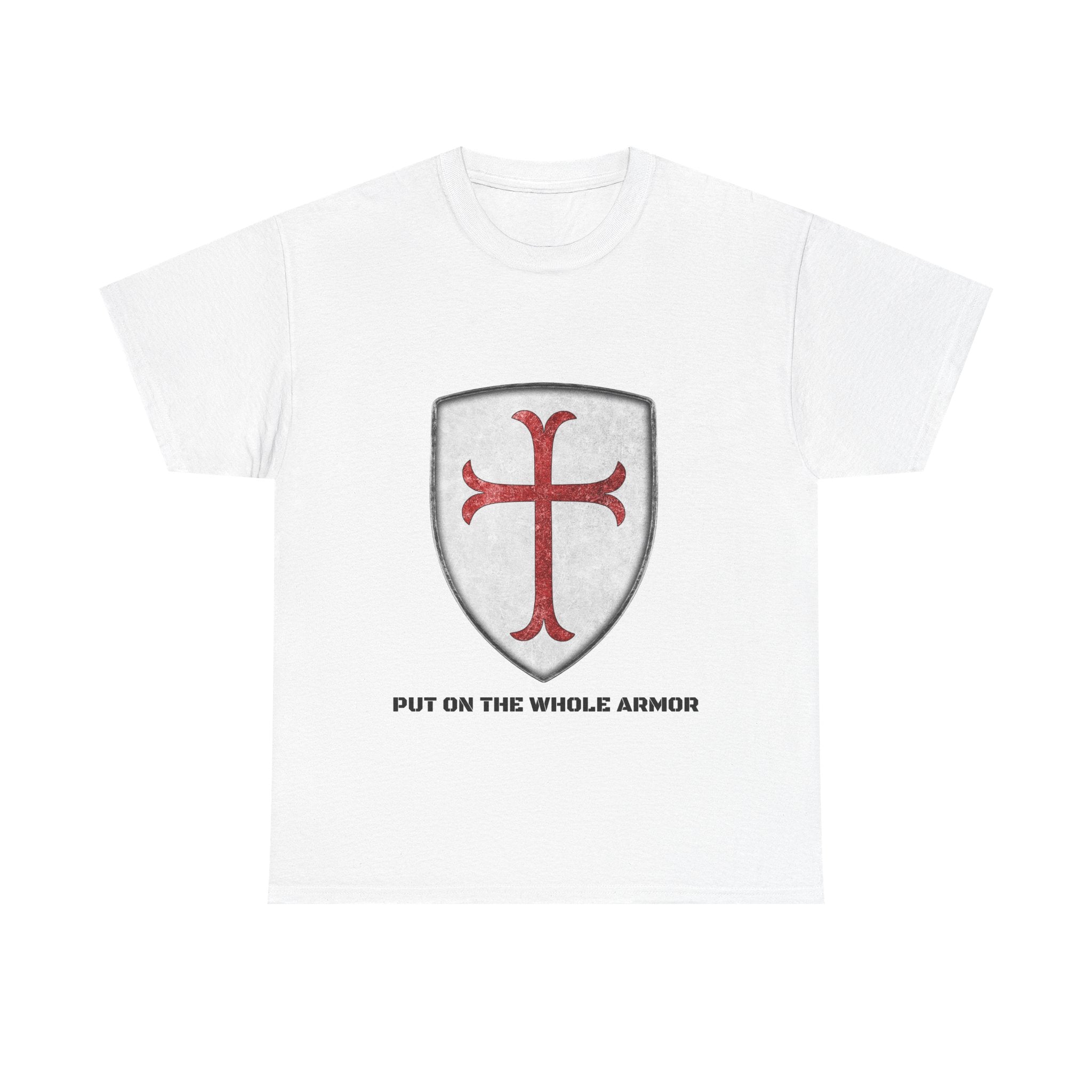Faith-Based Unisex Tee - 'Put on the Whole Armor' Christian Shirt, Inspirational Gift, Youth & Adult Sizes, Spiritual Wear, Everyday Comfort