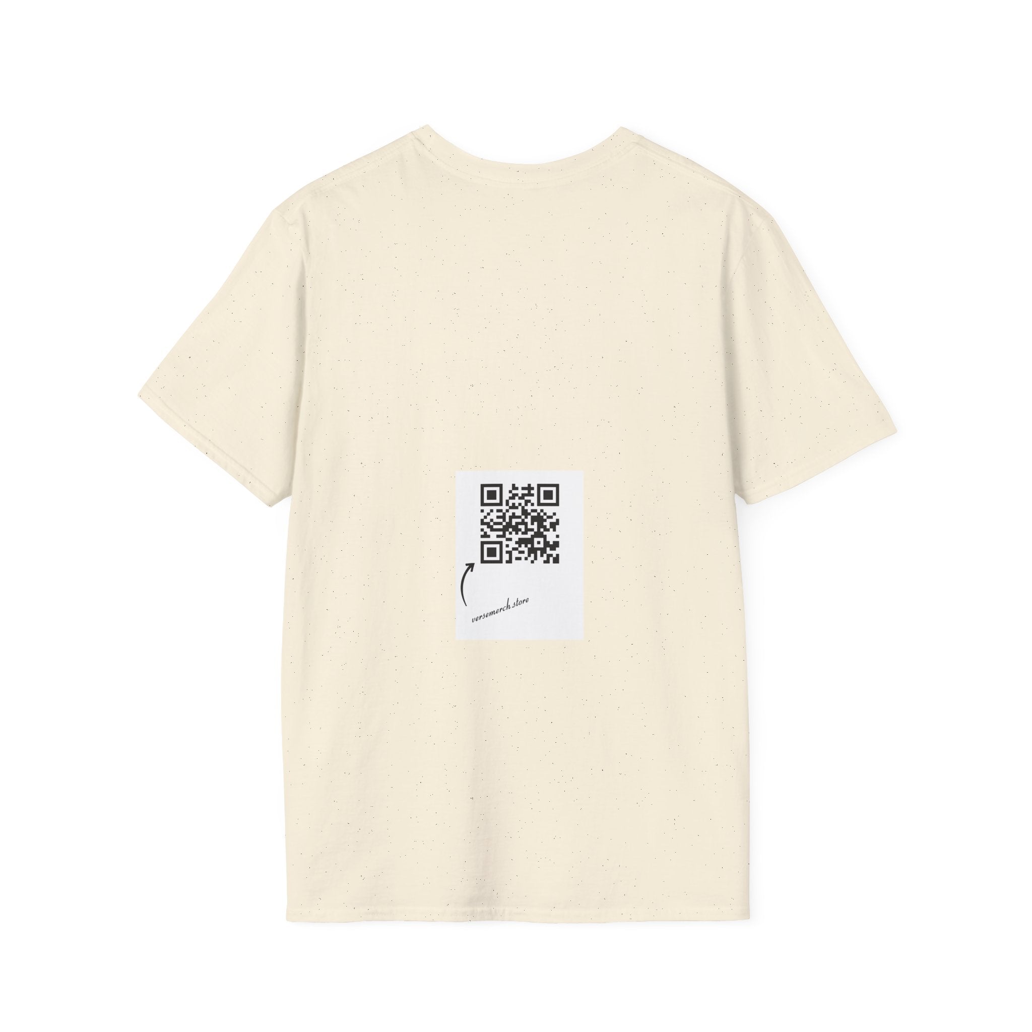 Cowboy and Horse Tribute Unisex T-Shirt, Western Vintage Tee, Horse Lover Gift, Memorial Shirt, Cowboy Design Shirt, QR Code Art Tee