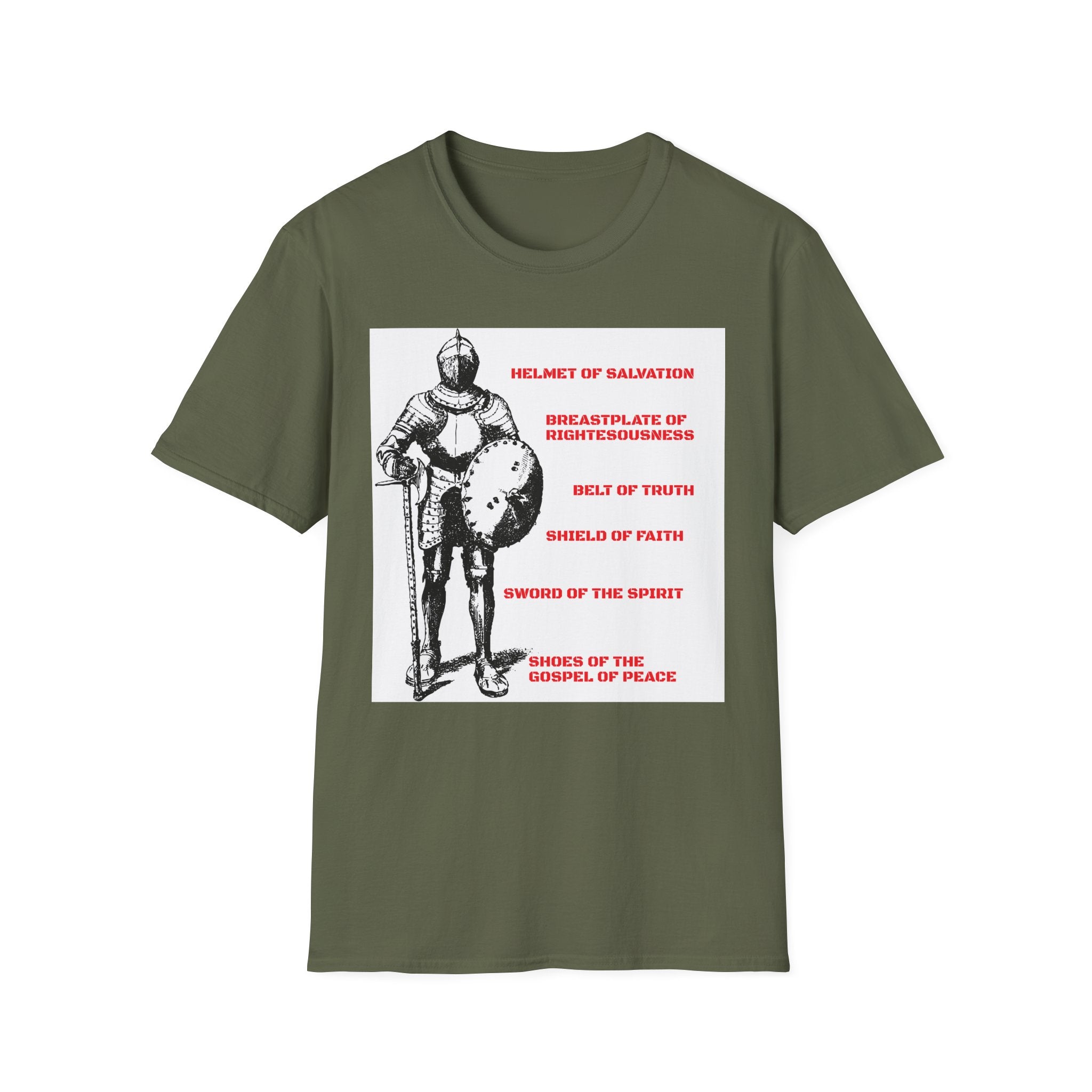 Christian Armor Unisex Softstyle T-Shirt, Inspirational Tee, Faith-Based Apparel, Perfect Gift for Believers, Church Events, Spiritual [...]