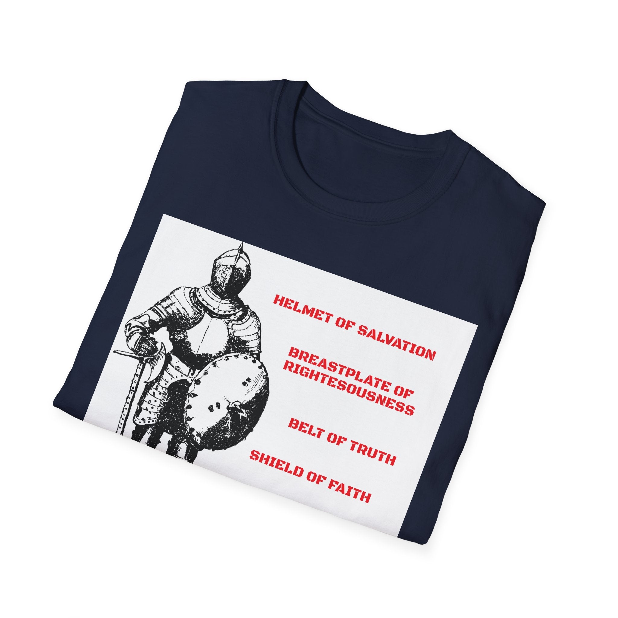 Christian Armor Unisex Softstyle T-Shirt, Inspirational Tee, Faith-Based Apparel, Perfect Gift for Believers, Church Events, Spiritual [...]