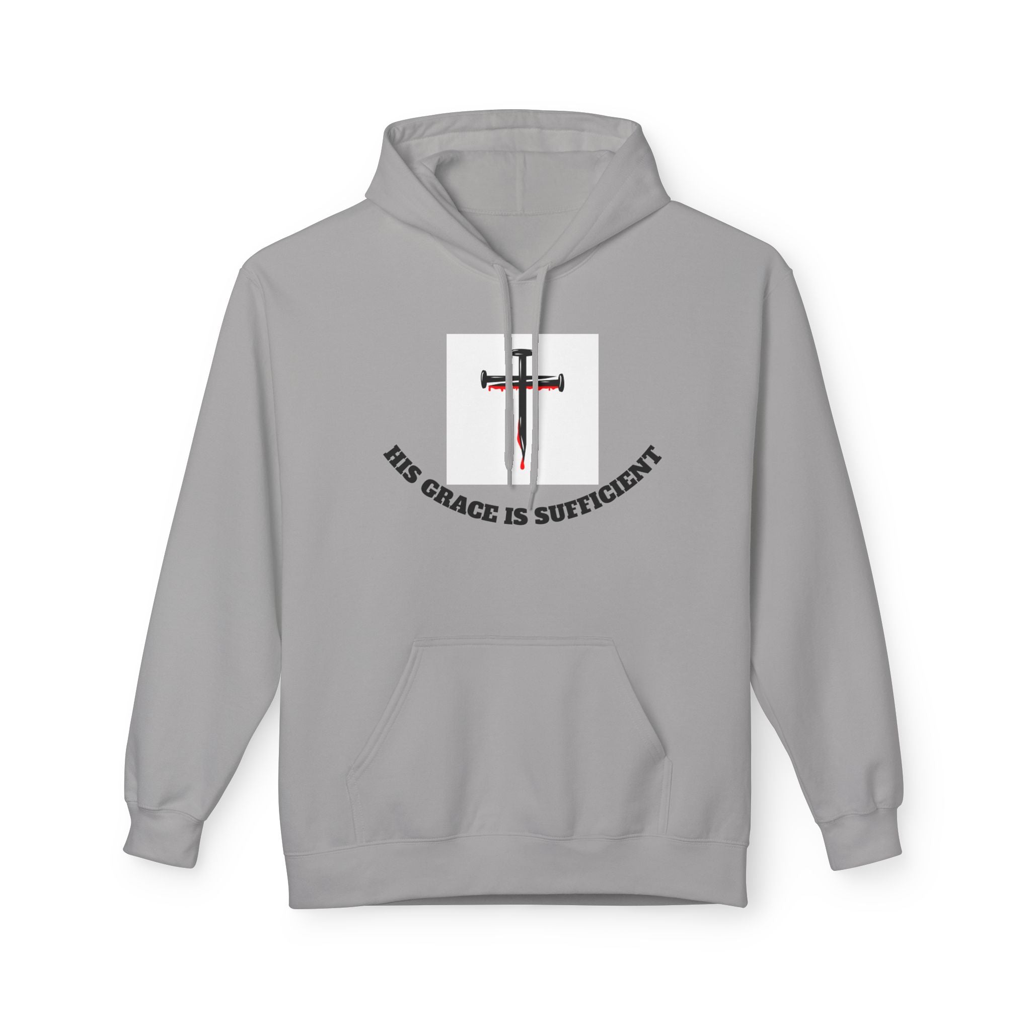 Inspirational Faith Hoodie, Unisex Warm Fleece Sweatshirt, Christian Apparel, Gift for Believers, Cozy Everyday Wear