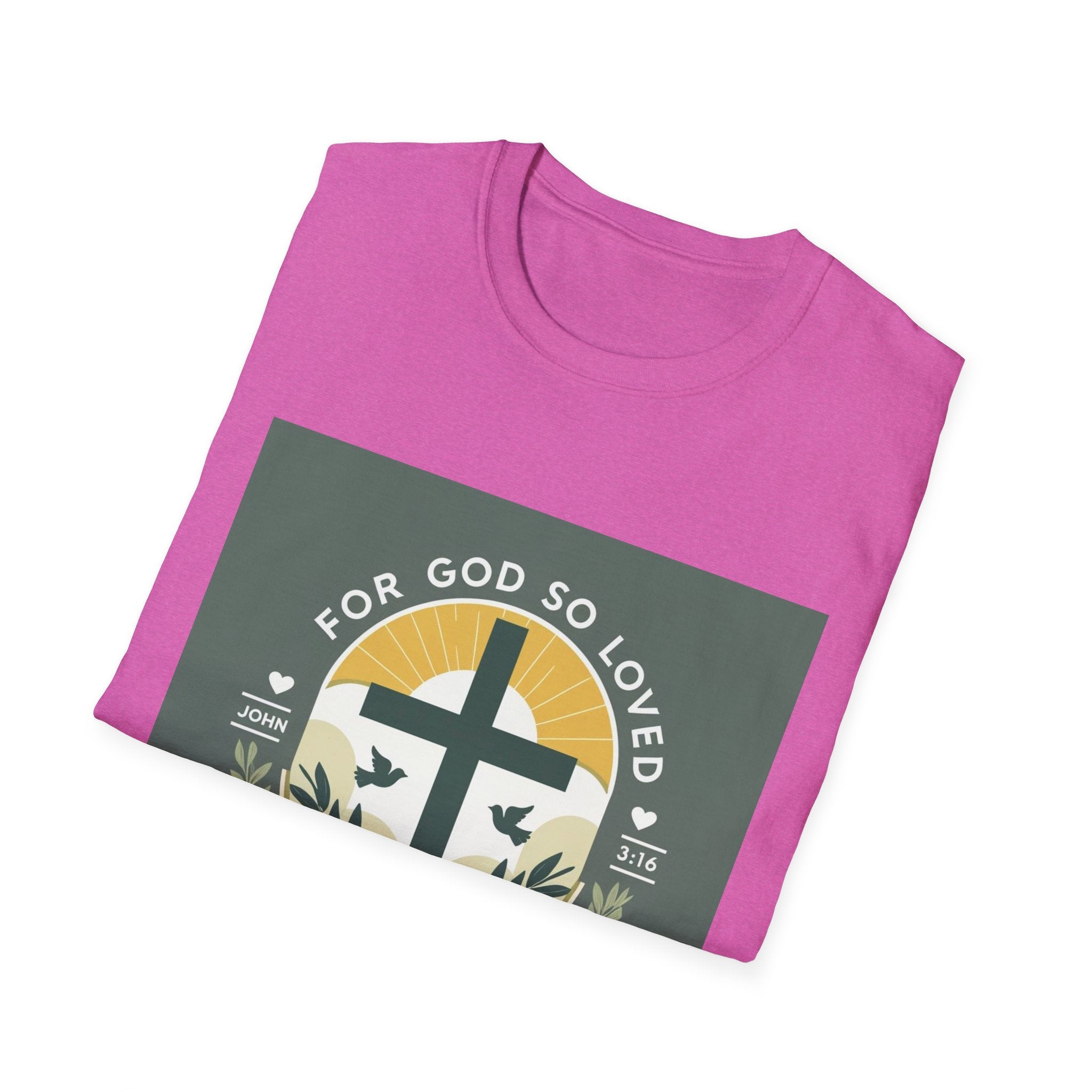 Faith-Inspired Unisex T-Shirt, Casual Wear, Religious Gift, Christian Apparel, Everyday Comfort, Spiritual Occasion