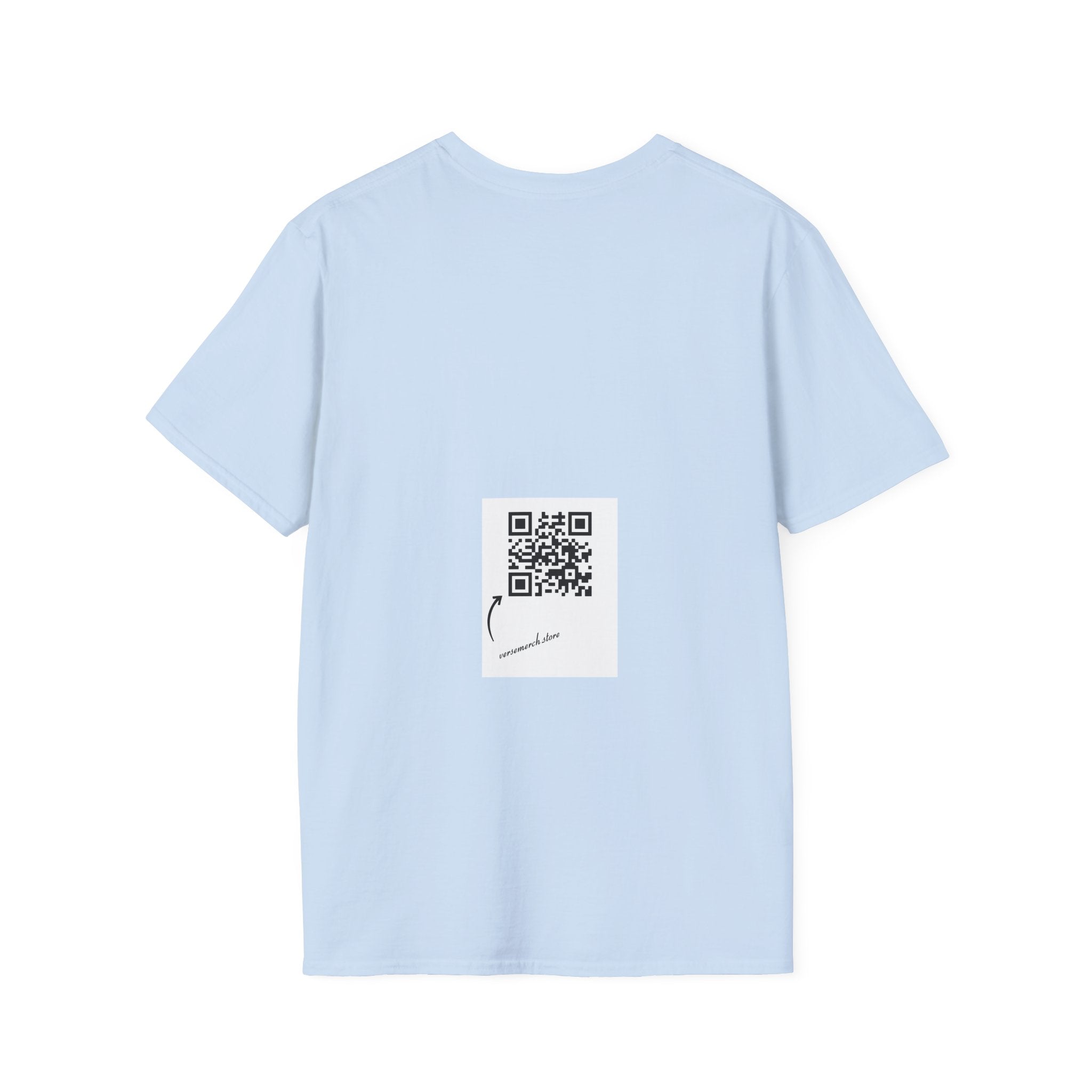 Cowboy and Horse Tribute Unisex T-Shirt, Western Vintage Tee, Horse Lover Gift, Memorial Shirt, Cowboy Design Shirt, QR Code Art Tee