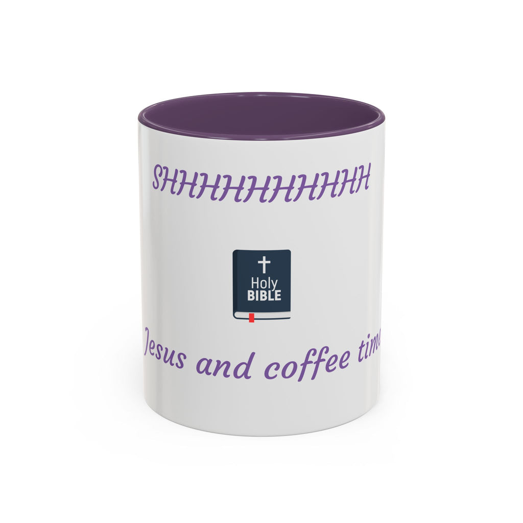 Coffee Time Bible Mug, Inspirational Gift for Coffee Lovers, Faith-Based Mug, Religious Drinkware, Christian Coffee Cup