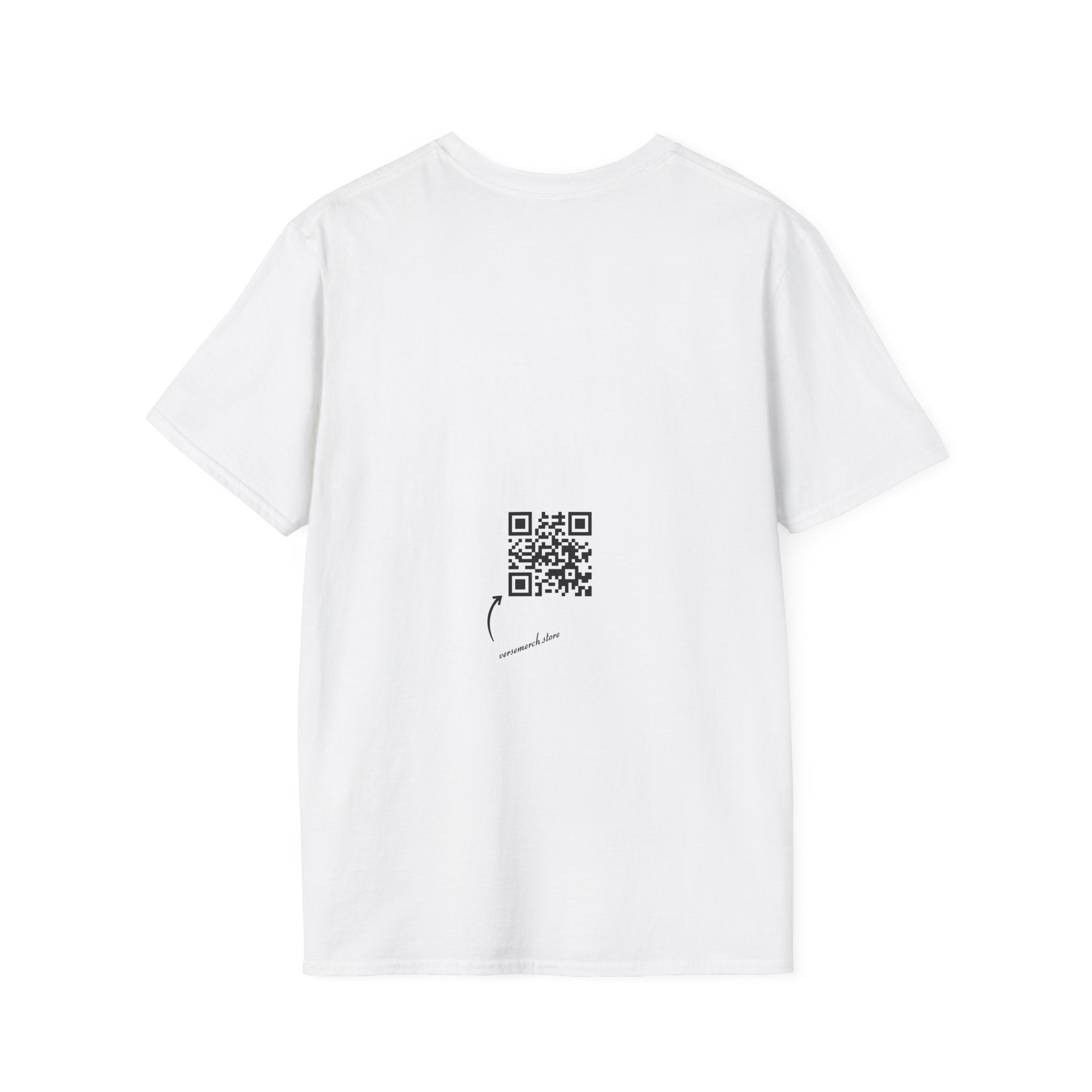 Cowboy and Horse Tribute Unisex T-Shirt, Western Vintage Tee, Horse Lover Gift, Memorial Shirt, Cowboy Design Shirt, QR Code Art Tee