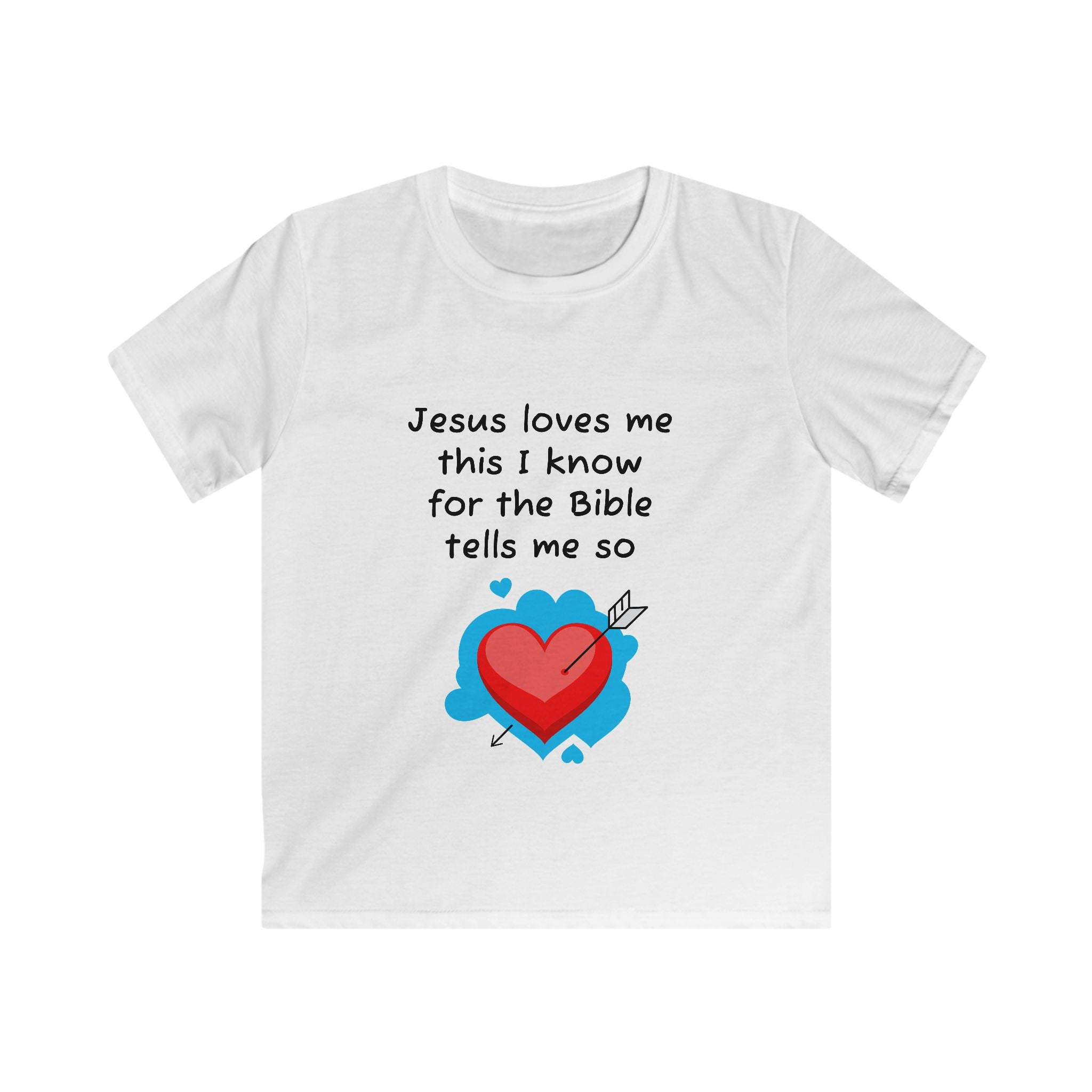 Jesus Loves Me Kids Tee, Uplifting Christian Shirt for Children, Bible Verse Apparel, Faith-Based Gift for Kids, Religious T-Shirt