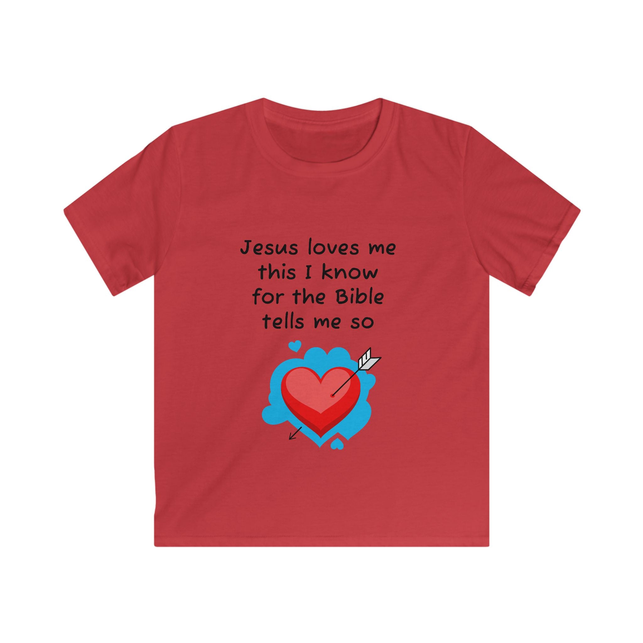 Jesus Loves Me Kids Tee, Uplifting Christian Shirt for Children, Bible Verse Apparel, Faith-Based Gift for Kids, Religious T-Shirt