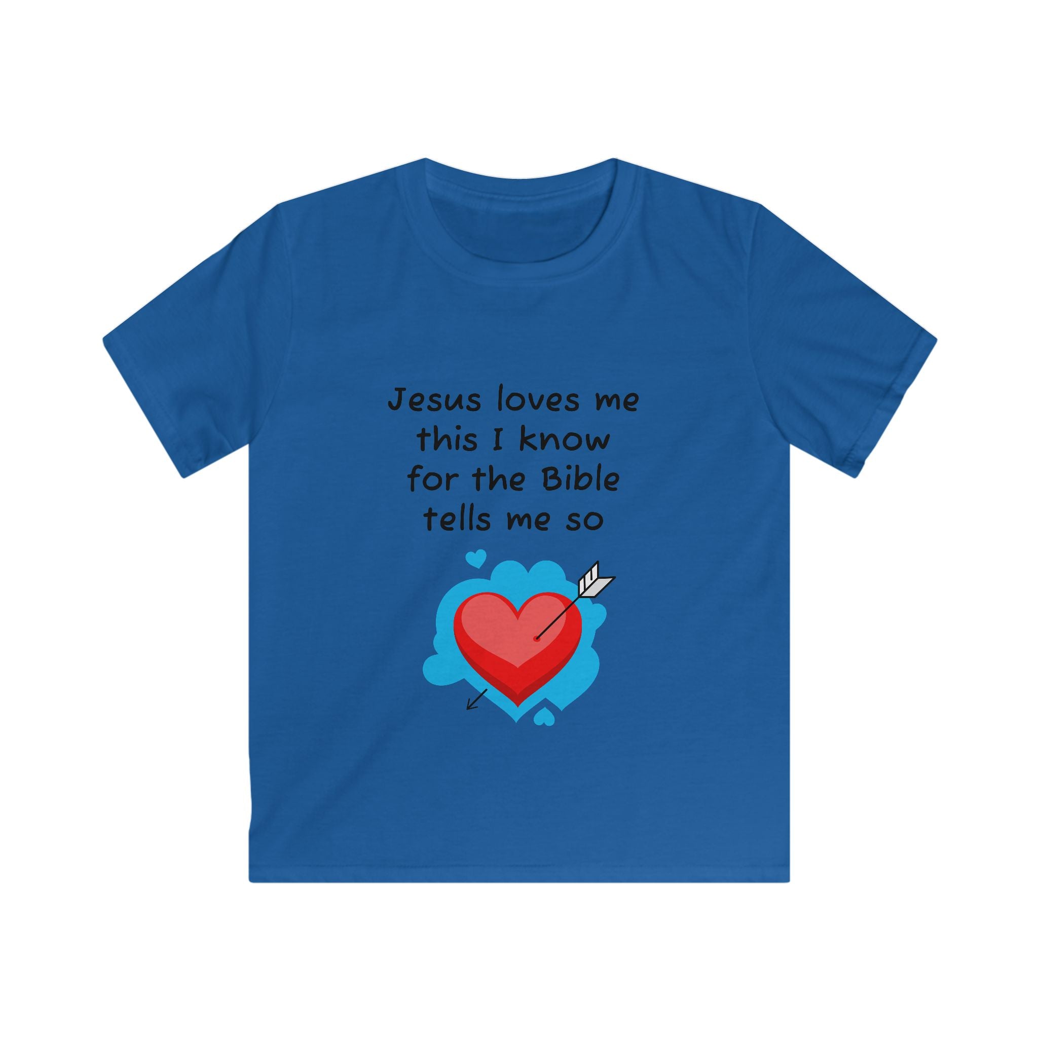 Jesus Loves Me Kids Tee, Uplifting Christian Shirt for Children, Bible Verse Apparel, Faith-Based Gift for Kids, Religious T-Shirt