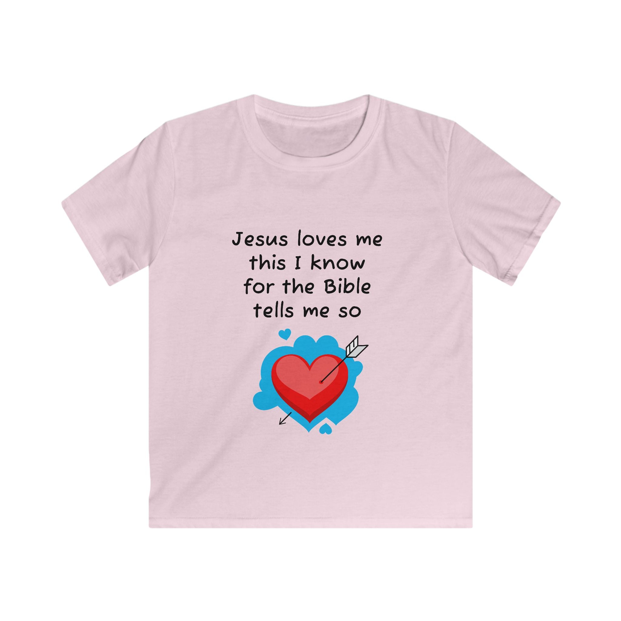 Jesus Loves Me Kids Tee, Uplifting Christian Shirt for Children, Bible Verse Apparel, Faith-Based Gift for Kids, Religious T-Shirt