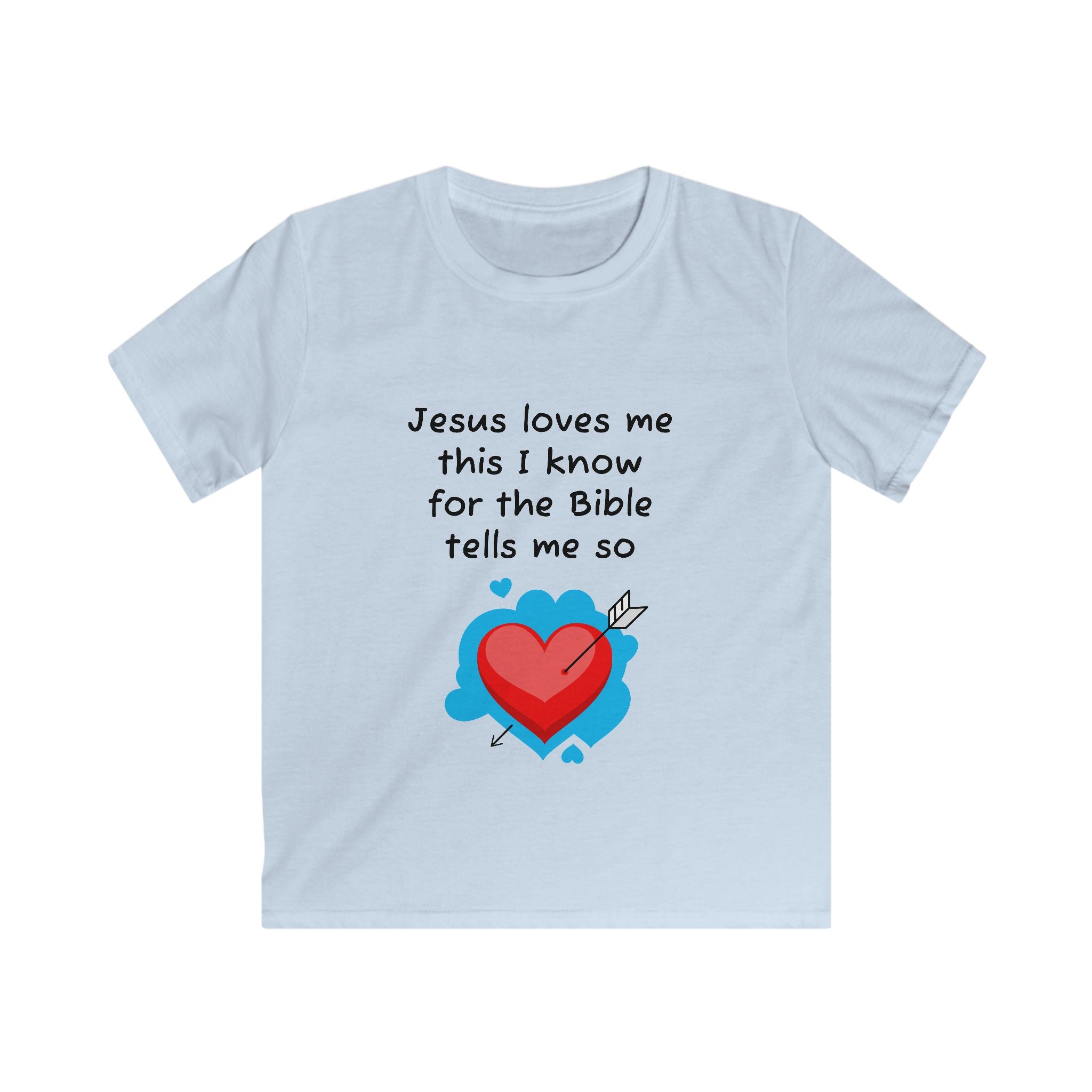 Jesus Loves Me Kids Tee, Uplifting Christian Shirt for Children, Bible Verse Apparel, Faith-Based Gift for Kids, Religious T-Shirt
