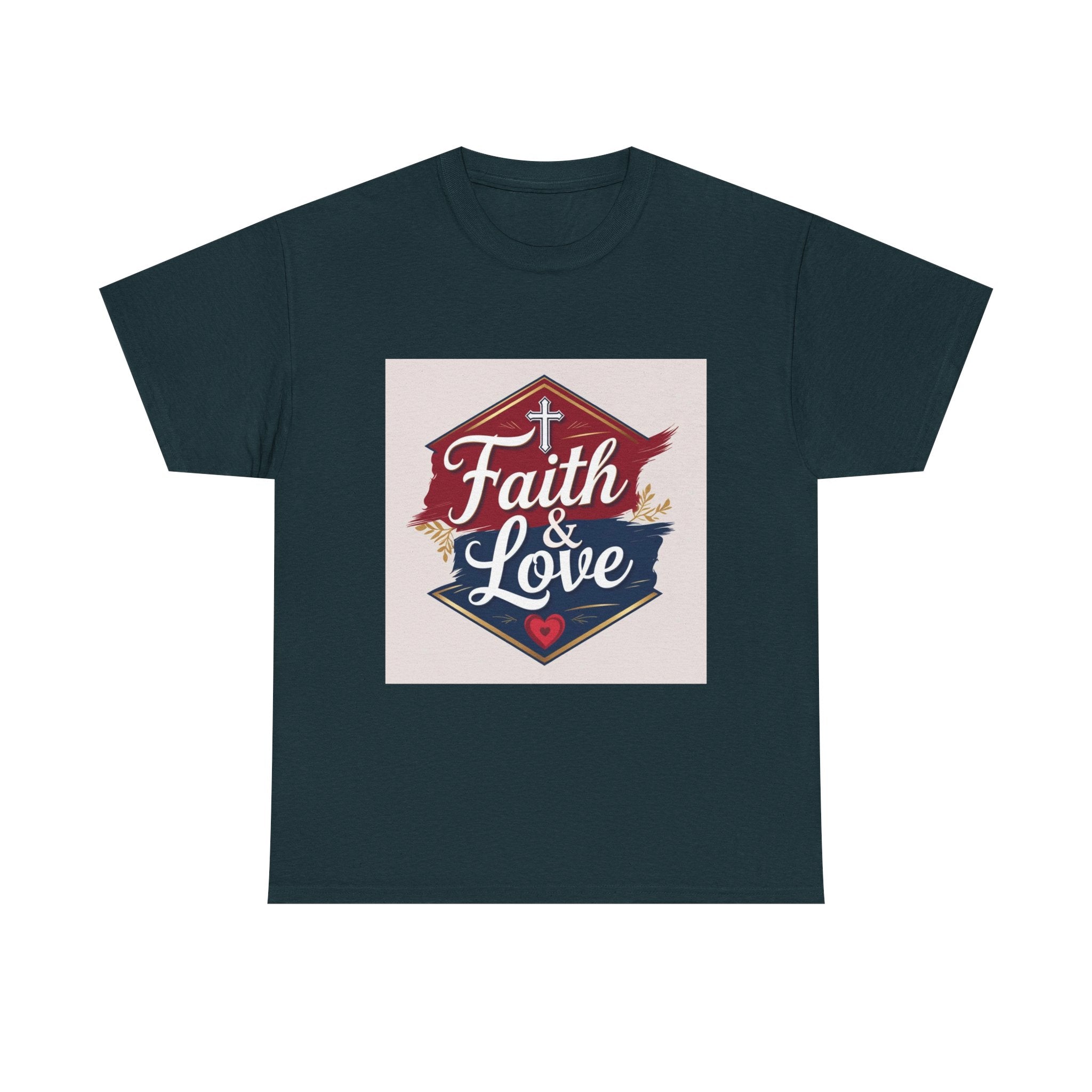 Faith & Love Unisex Heavy Cotton Tee - Inspirational Shirt for Daily Wear, Gift for Friends, Faith-Based Apparel, Casual Wear, [...]