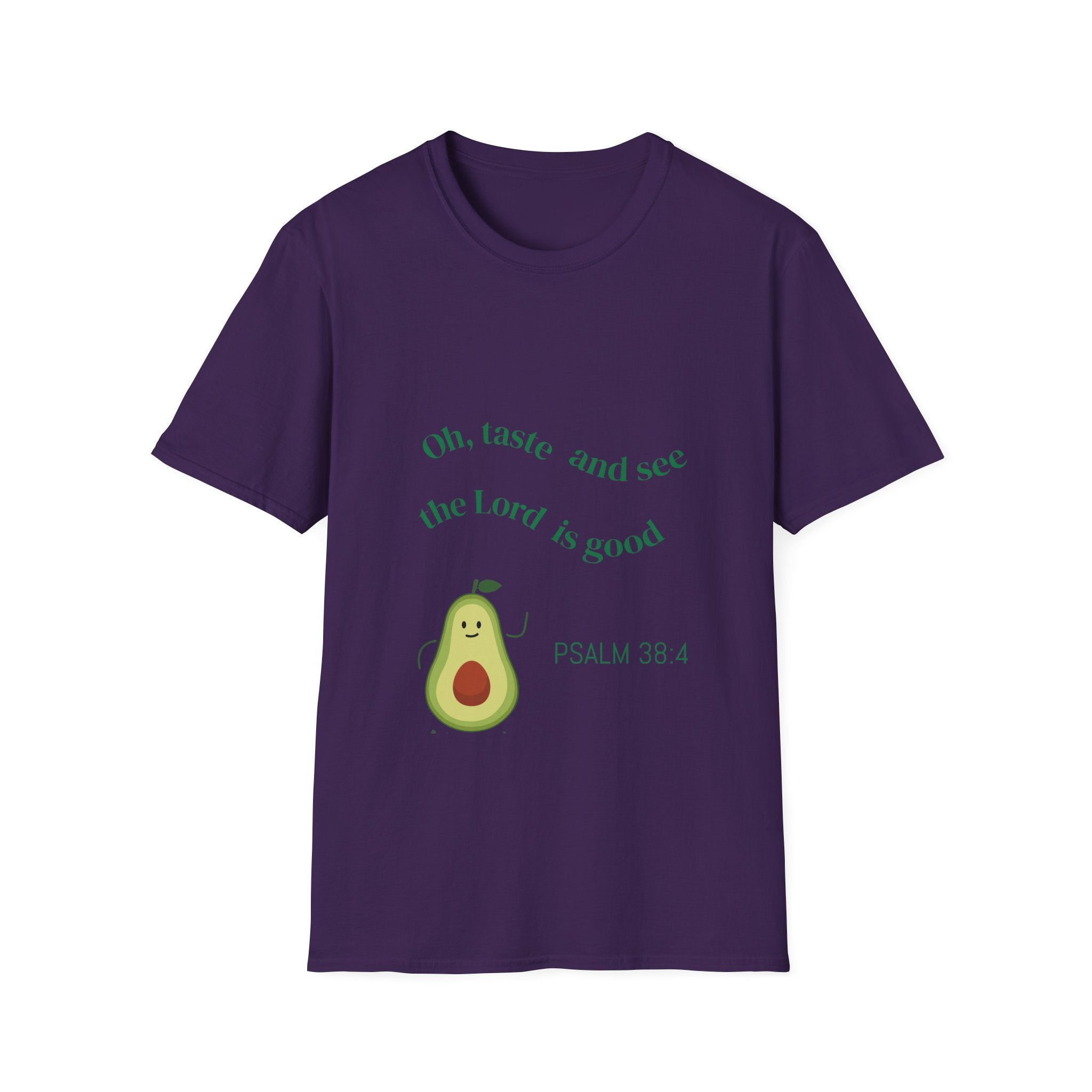 Avocado Faith T-Shirt - Softstyle Unisex Tee, Inspirational Shirt, Christian Gift, Cute Avocado Design, Bible Verse Apparel