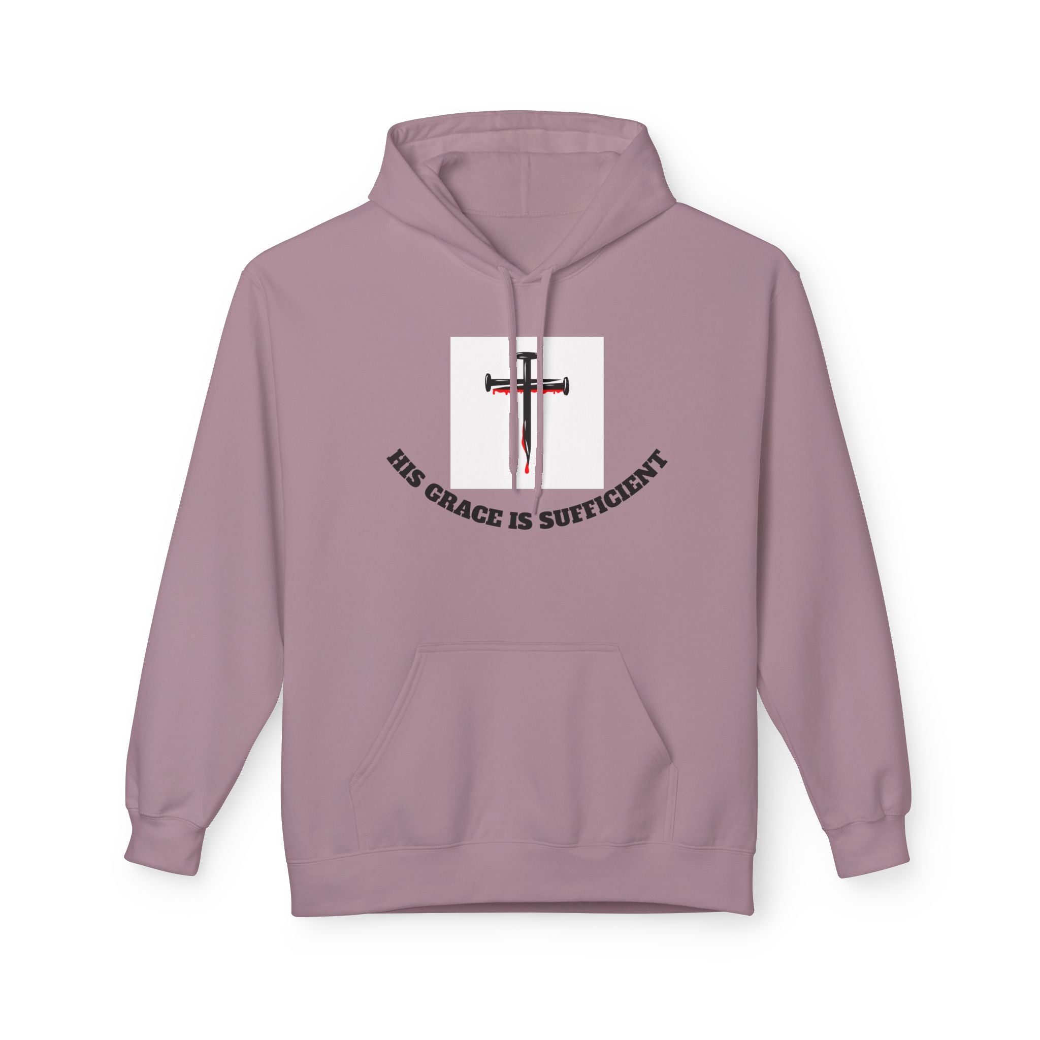 Inspirational Faith Hoodie, Unisex Warm Fleece Sweatshirt, Christian Apparel, Gift for Believers, Cozy Everyday Wear