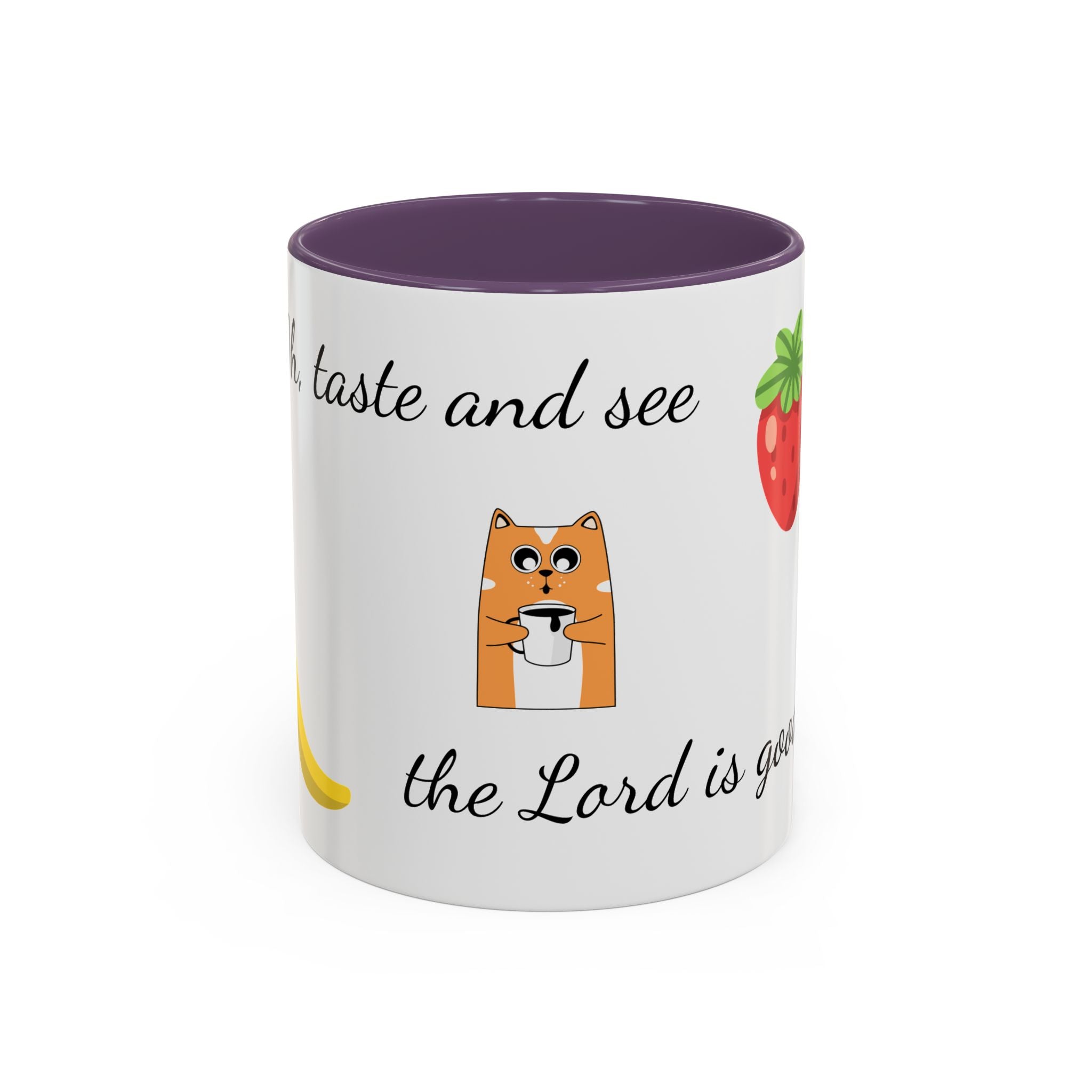Whimsical Faith-Inspired Coffee Mug for Daily Inspiration, Cute Cat Design, Black Accent, Perfect Gift for Cat Lovers, Encouraging [...]