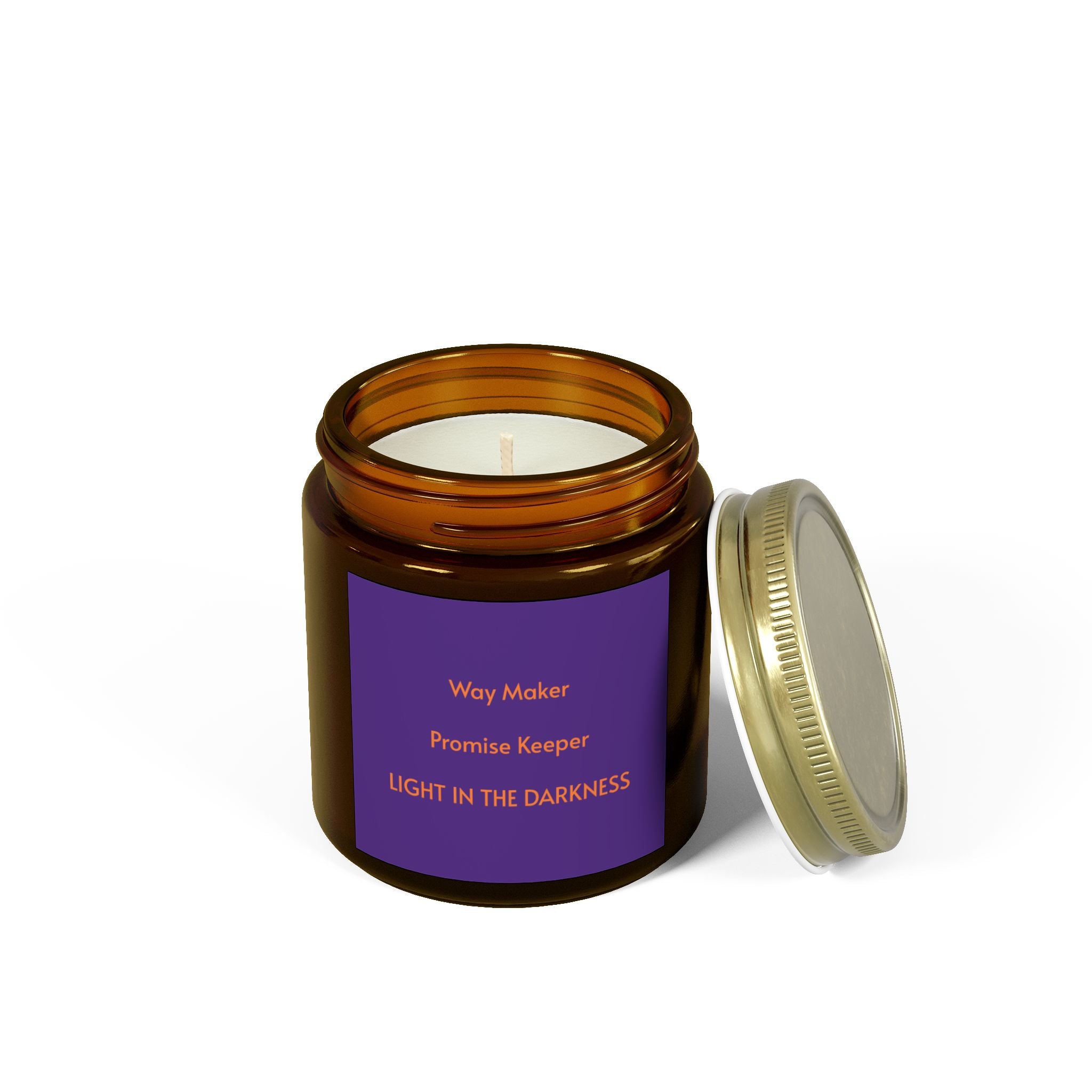 Scented Candle - Light in the Darkness - Aromatherapy for Home Decor, Relaxation, Gift, Faith Inspired