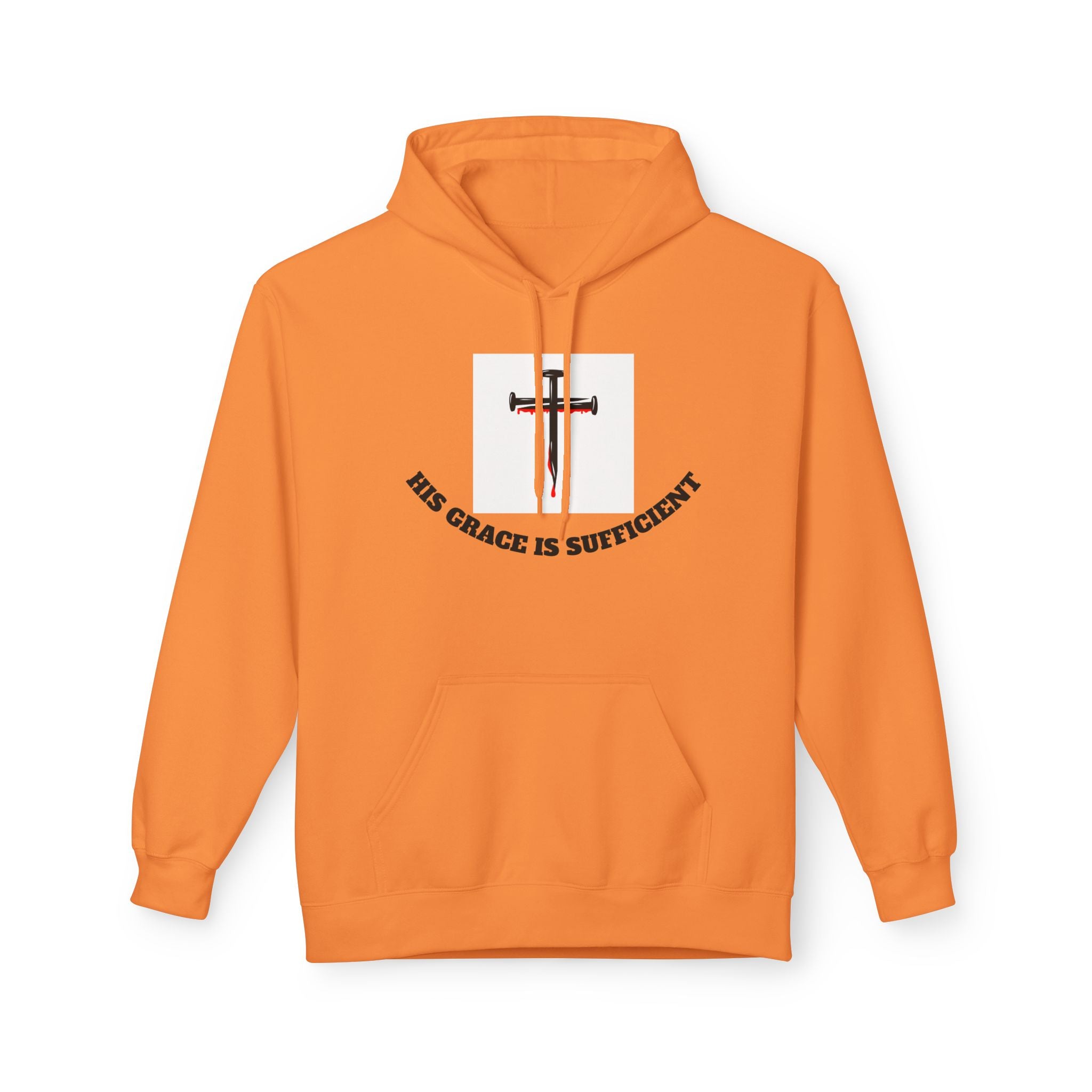Inspirational Faith Hoodie, Unisex Warm Fleece Sweatshirt, Christian Apparel, Gift for Believers, Cozy Everyday Wear