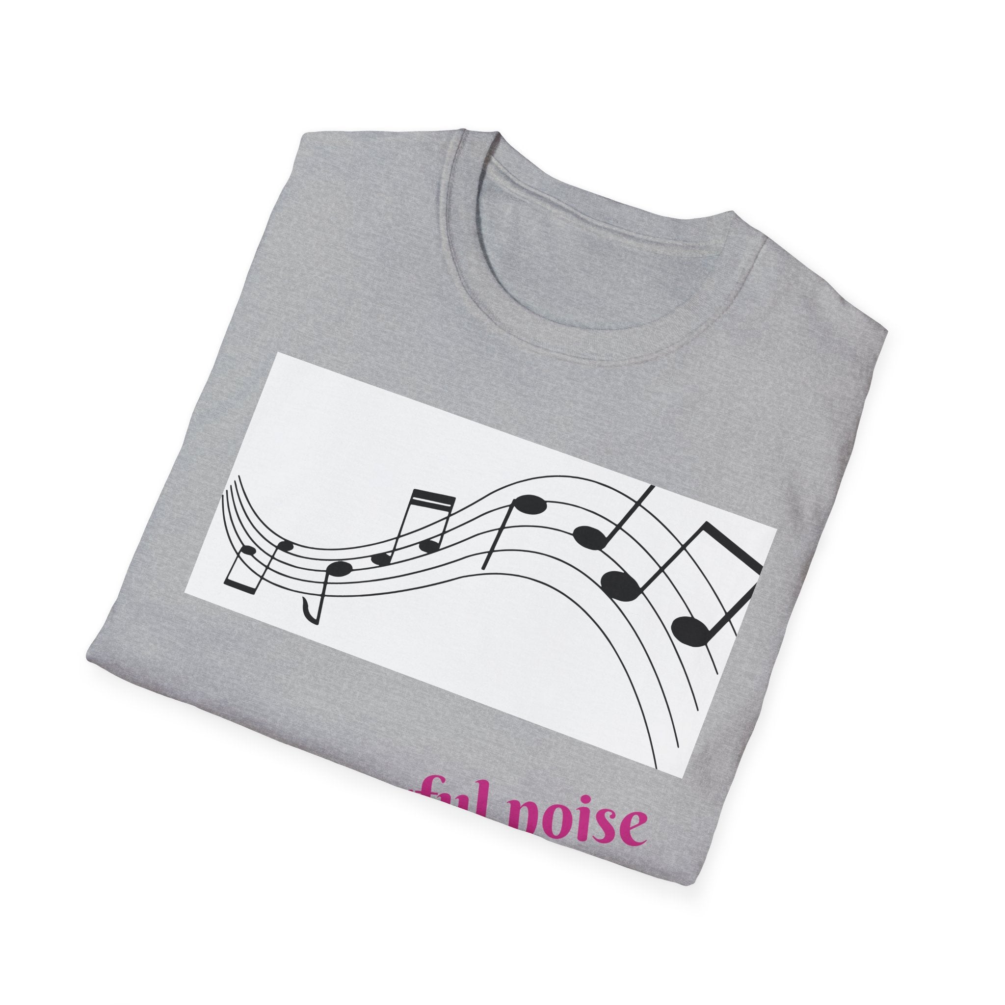 Joyful Noise T-Shirt | Unisex Softstyle Tee, Church Apparel, Christian Gift, Music Lover Shirt, Faith-Based Casual Wear