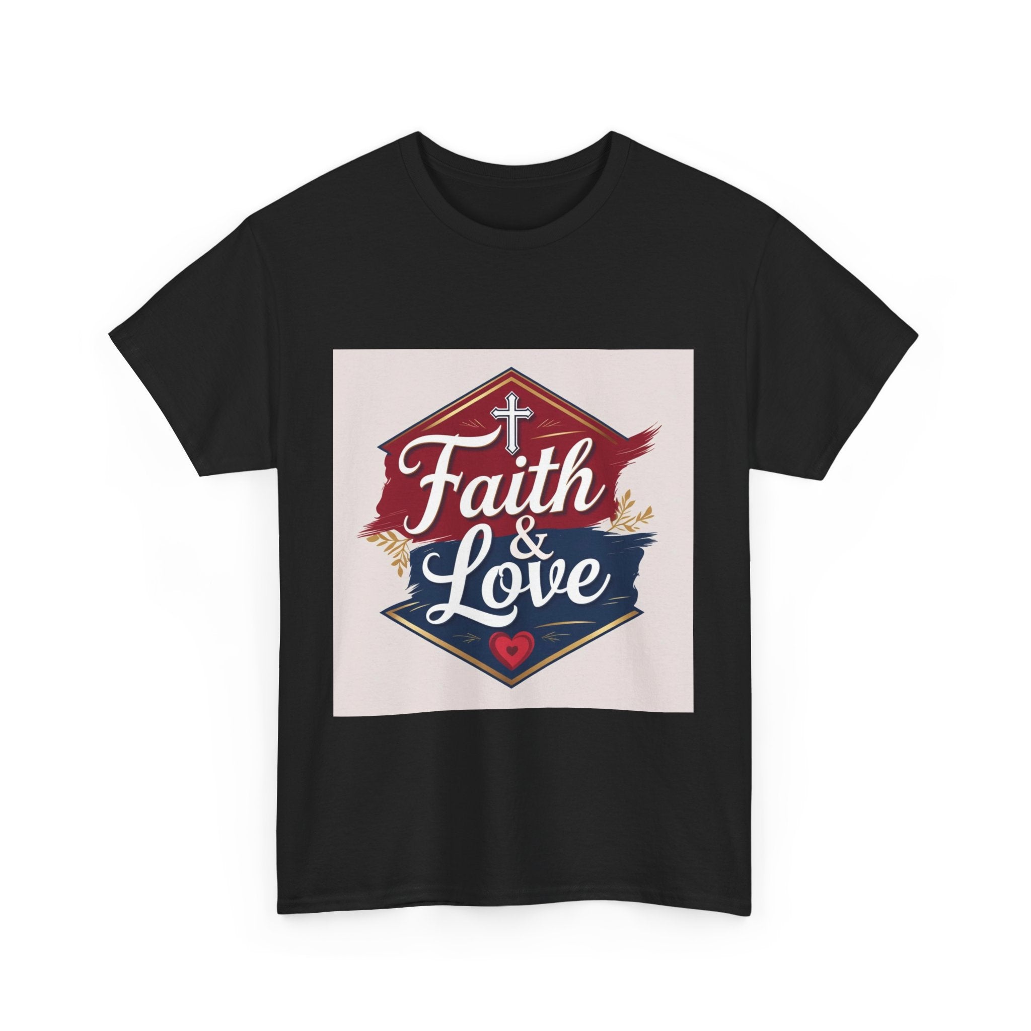 Faith & Love Unisex Heavy Cotton Tee - Inspirational Shirt for Daily Wear, Gift for Friends, Faith-Based Apparel, Casual Wear, [...]