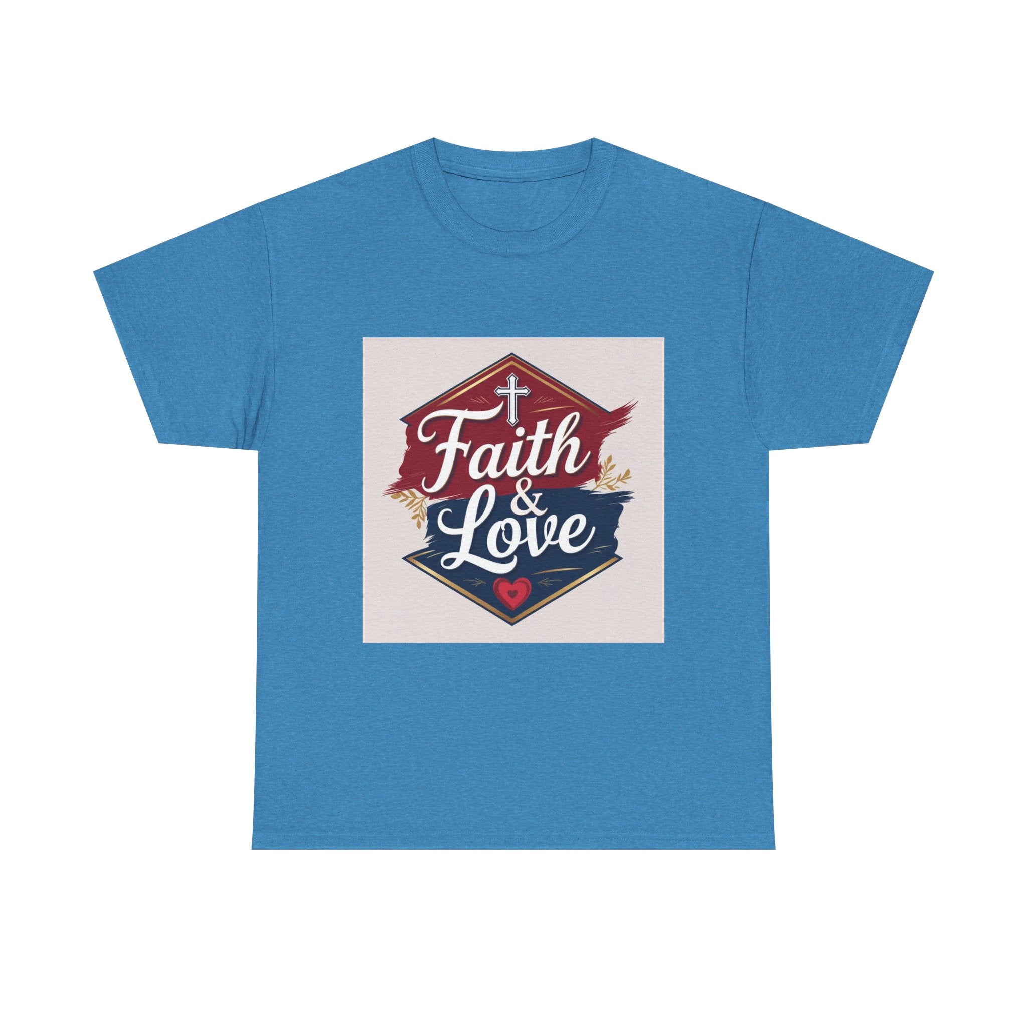 Faith & Love Unisex Heavy Cotton Tee - Inspirational Shirt for Daily Wear, Gift for Friends, Faith-Based Apparel, Casual Wear, [...]