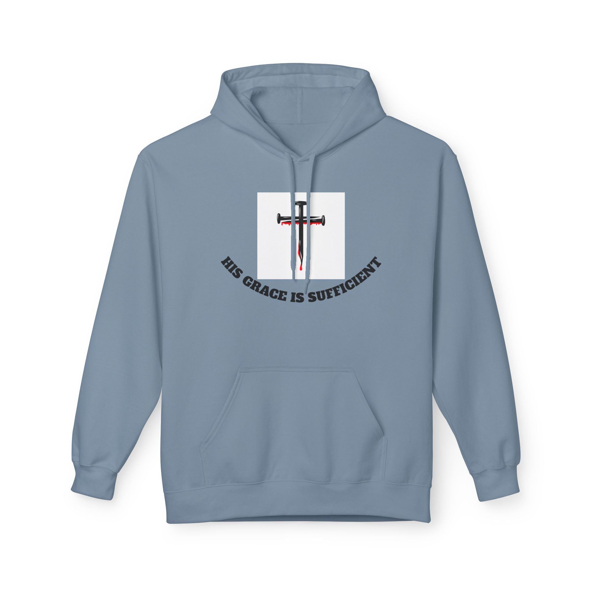 Inspirational Faith Hoodie, Unisex Warm Fleece Sweatshirt, Christian Apparel, Gift for Believers, Cozy Everyday Wear