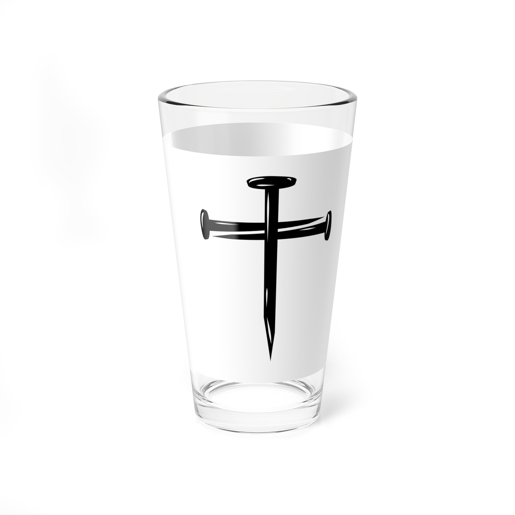 Jesus Loves You Mixing Glass, Inspirational Drinkware, Perfect for Gift Giving, Faith-Based Home Decor, Unique Kitchenware