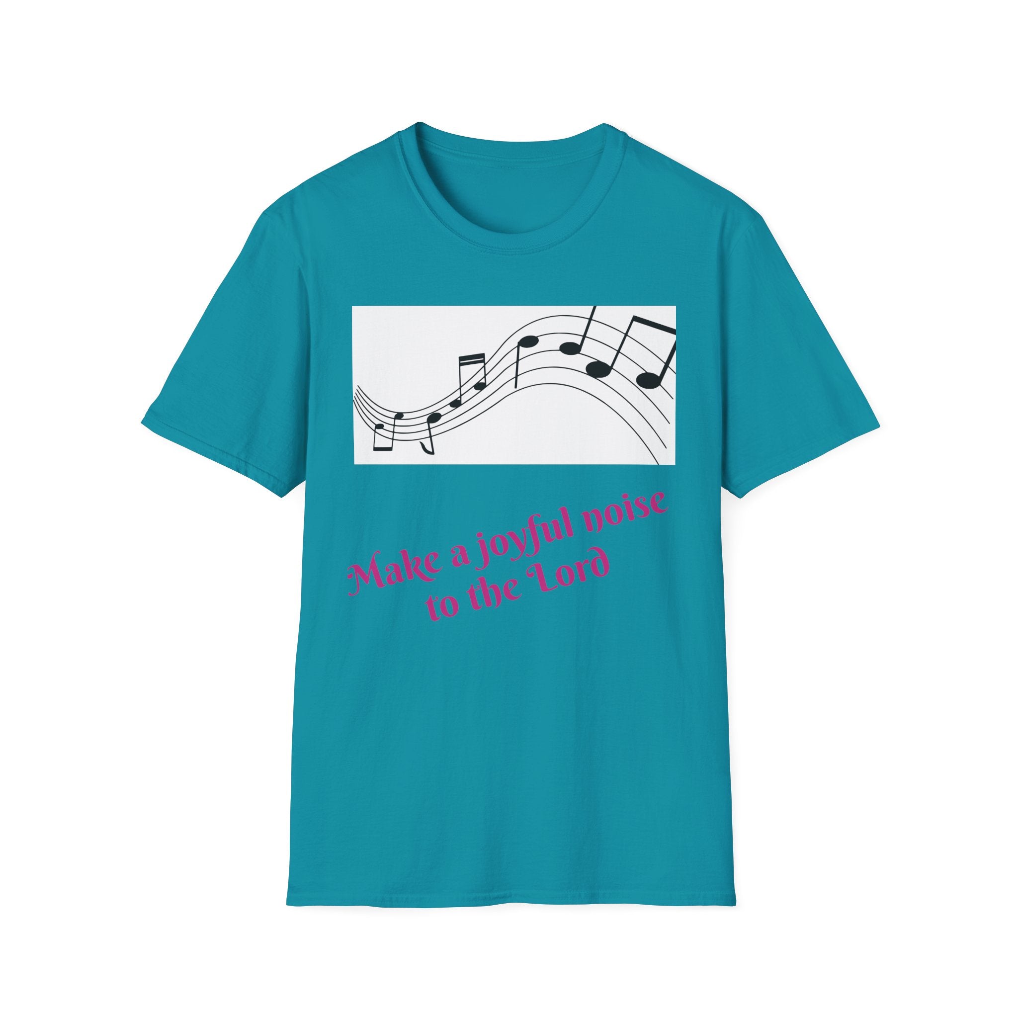 Joyful Noise T-Shirt | Unisex Softstyle Tee, Church Apparel, Christian Gift, Music Lover Shirt, Faith-Based Casual Wear