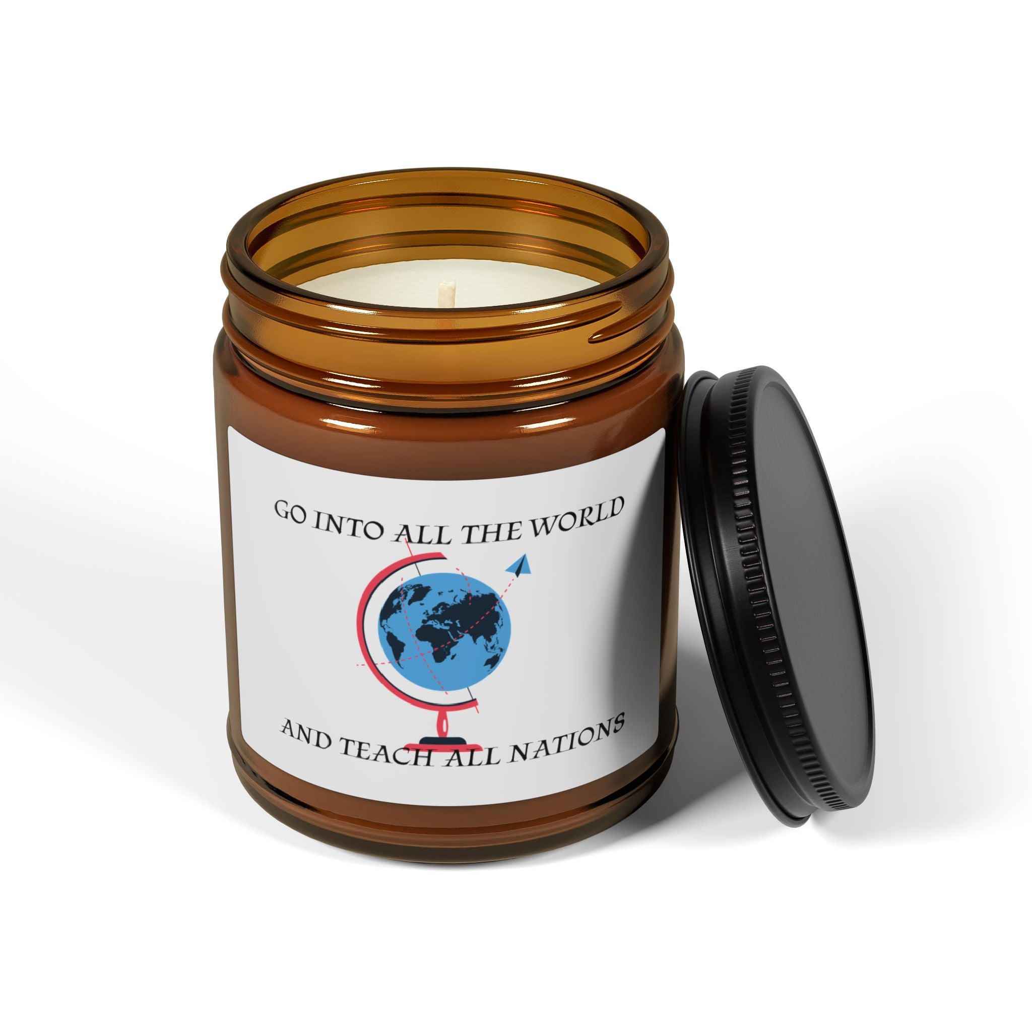 Inspire the World Scented Soy Candle, Eco-Friendly Home Decor, Gift for Teachers, Unique Graduation Gift, Aromatherapy Candle, [...]