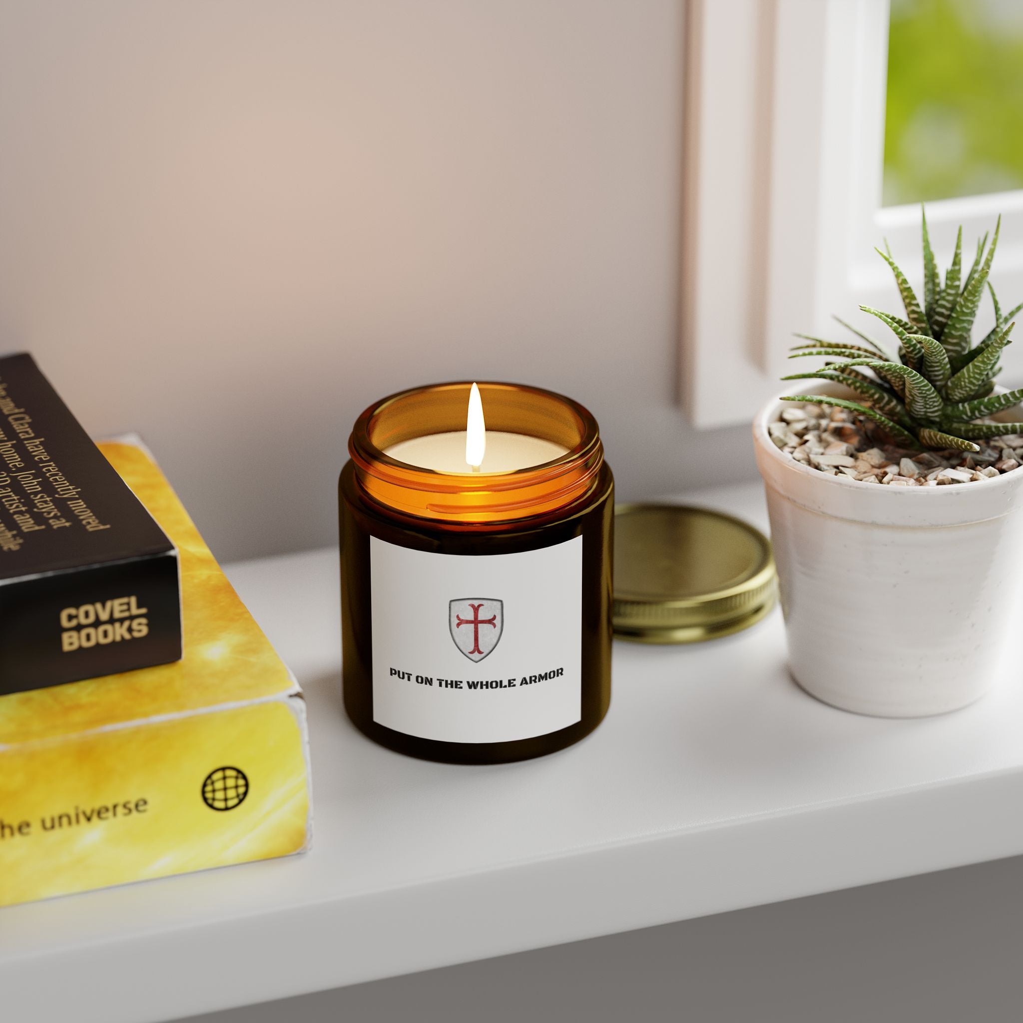 Christian Scented Candles, Home Decor, Gift for Him, Spiritual Aromatherapy, Relaxation