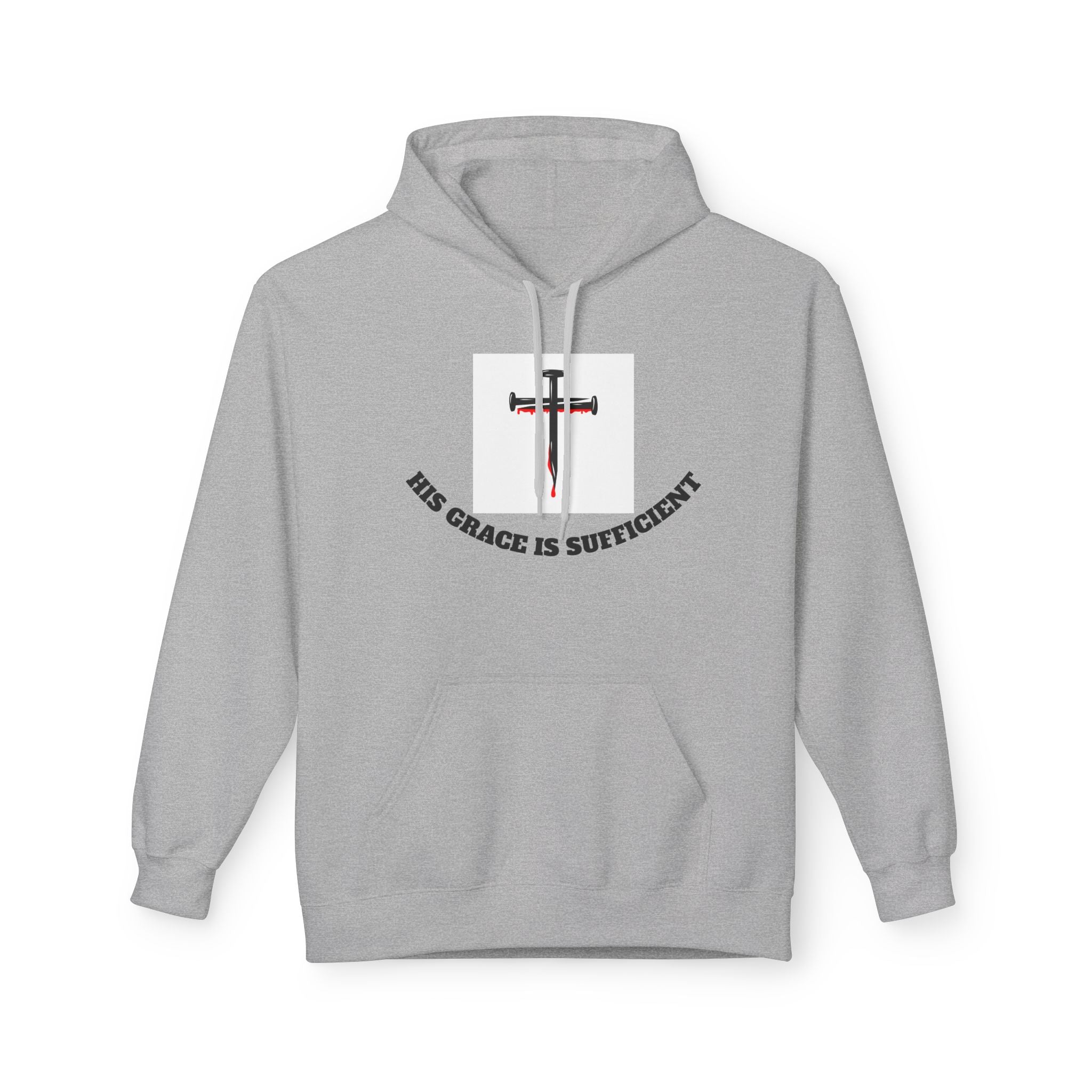 Inspirational Faith Hoodie, Unisex Warm Fleece Sweatshirt, Christian Apparel, Gift for Believers, Cozy Everyday Wear