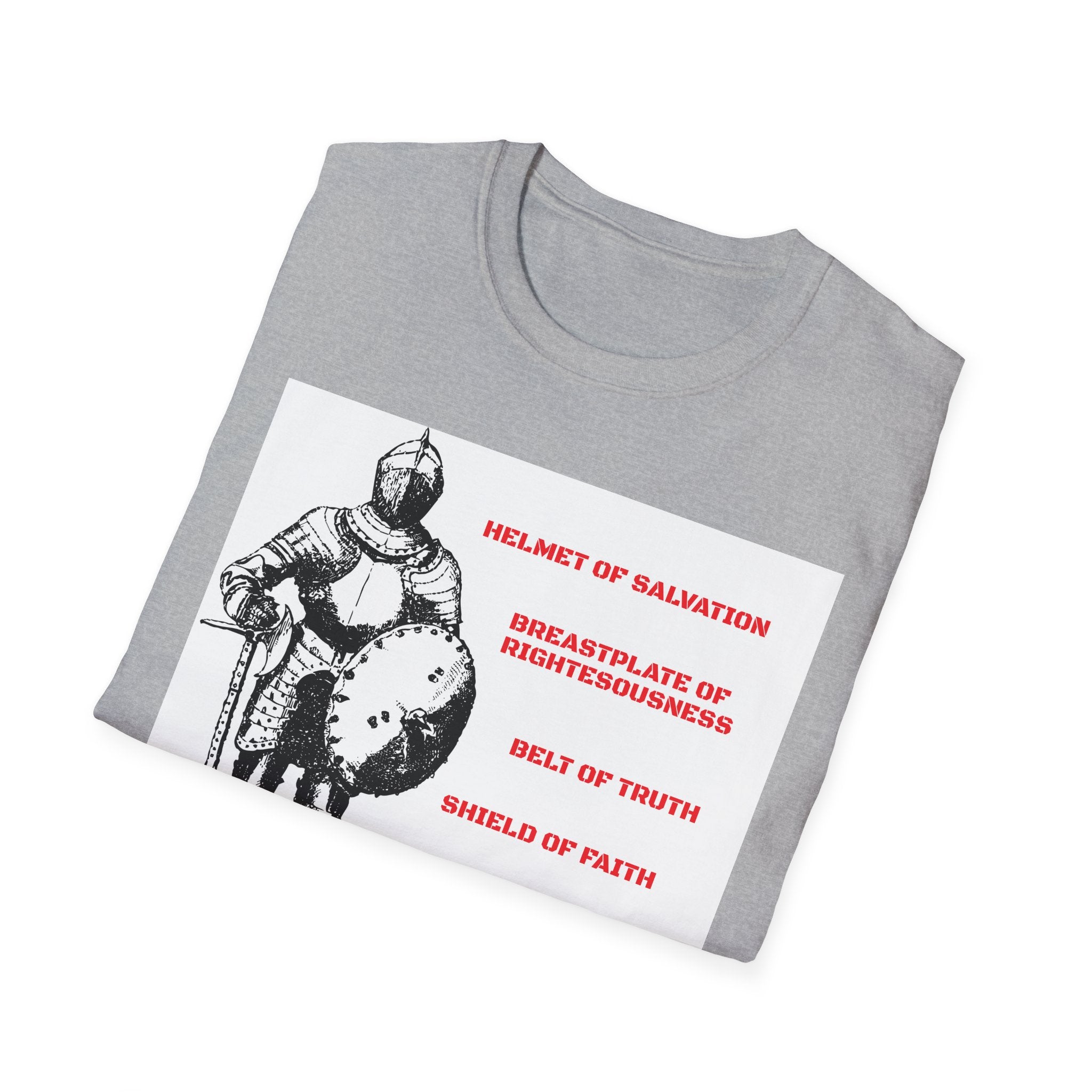 Christian Armor Unisex Softstyle T-Shirt, Inspirational Tee, Faith-Based Apparel, Perfect Gift for Believers, Church Events, Spiritual [...]