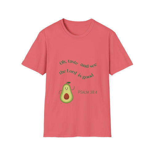 Avocado Faith T-Shirt - Softstyle Unisex Tee, Inspirational Shirt, Christian Gift, Cute Avocado Design, Bible Verse Apparel