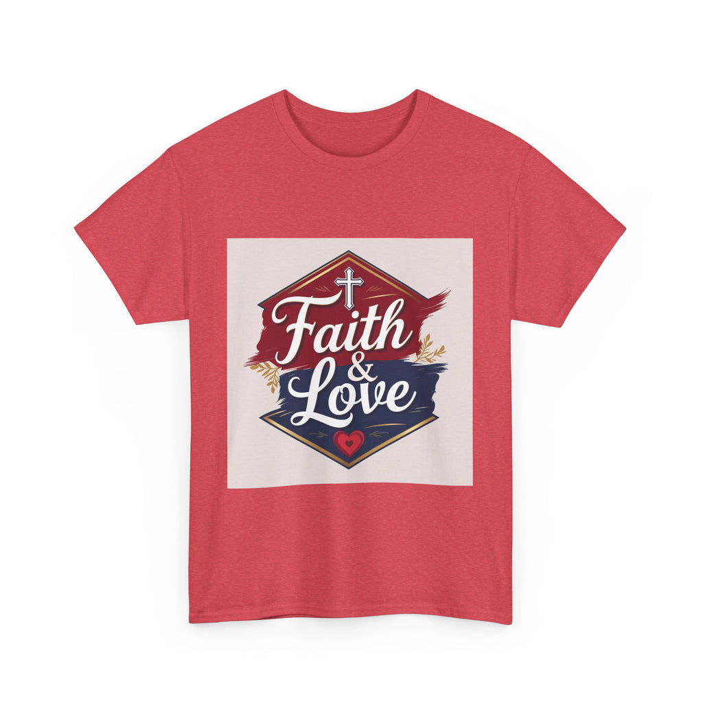 Faith & Love Unisex Heavy Cotton Tee - Inspirational Shirt for Daily Wear, Gift for Friends, Faith-Based Apparel, Casual Wear, [...]