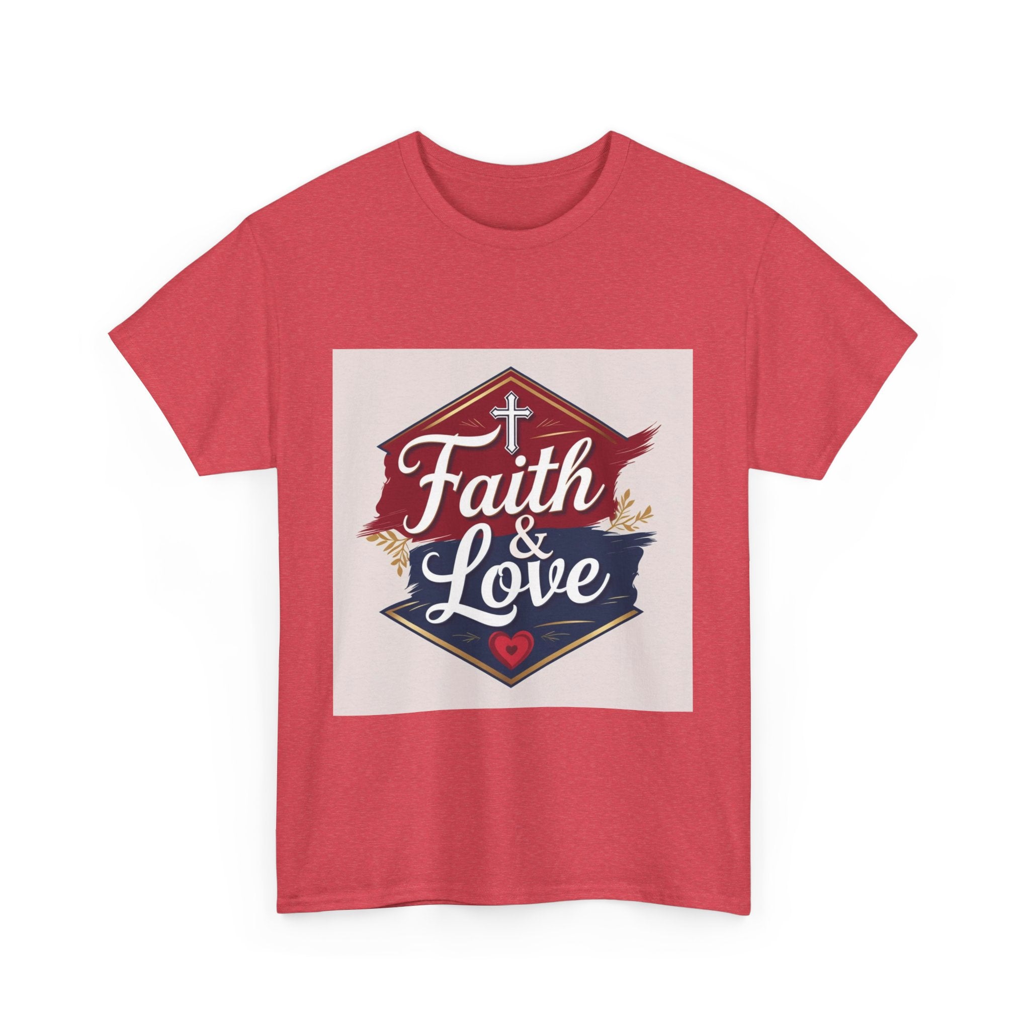 Faith & Love Unisex Heavy Cotton Tee - Inspirational Shirt for Daily Wear, Gift for Friends, Faith-Based Apparel, Casual Wear, [...]
