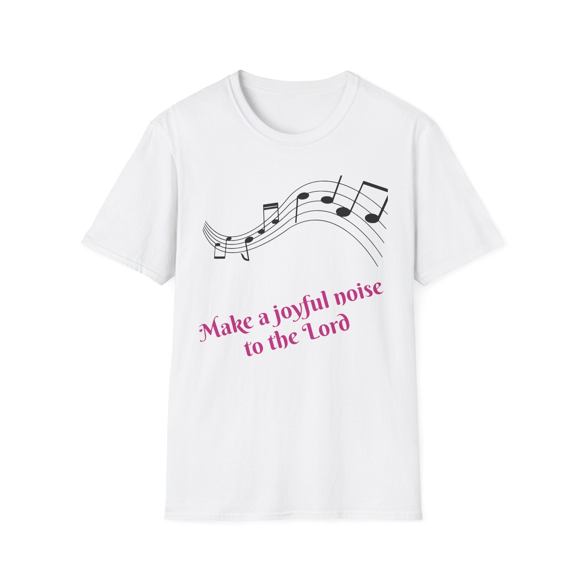 Joyful Noise T-Shirt | Unisex Softstyle Tee, Church Apparel, Christian Gift, Music Lover Shirt, Faith-Based Casual Wear