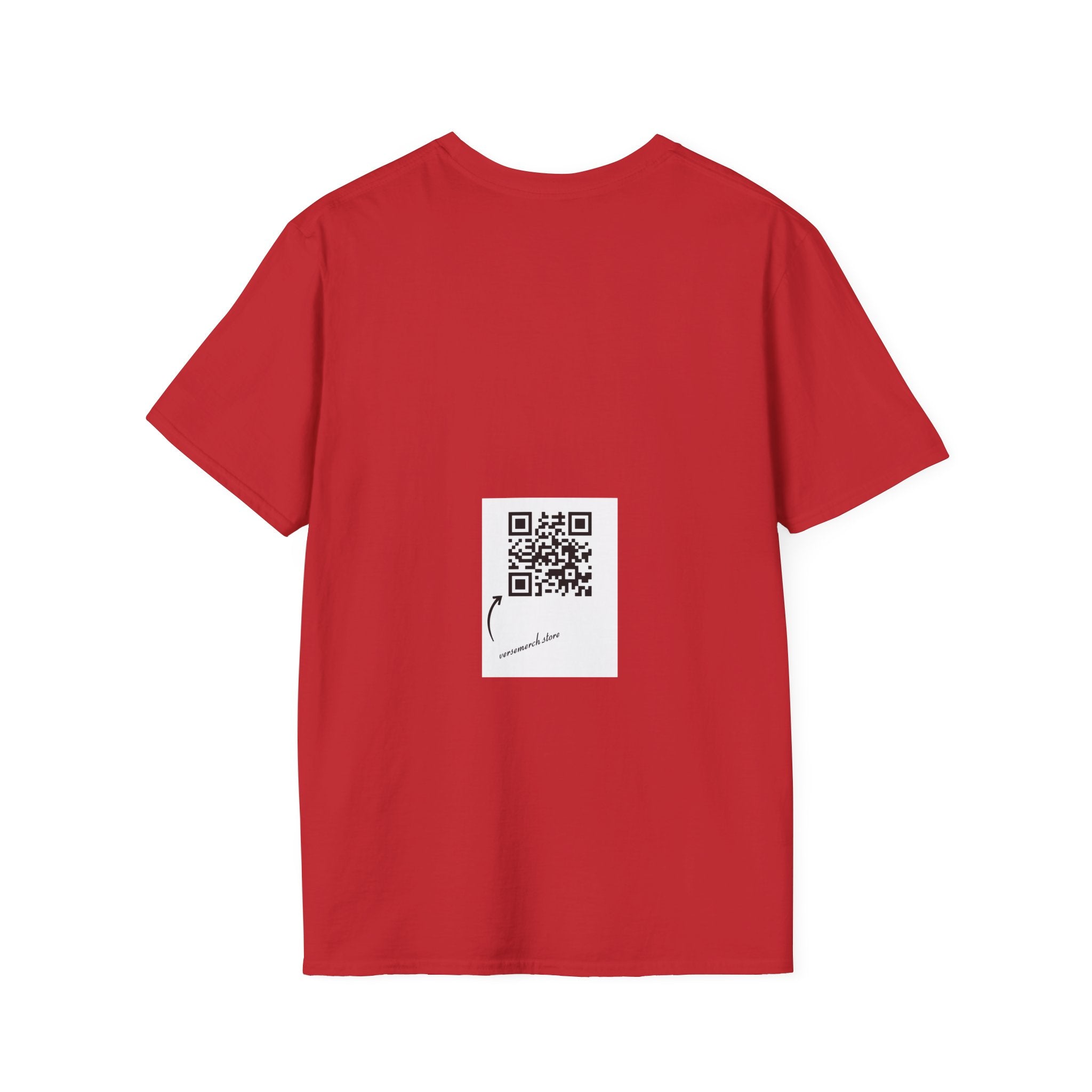 Cowboy and Horse Tribute Unisex T-Shirt, Western Vintage Tee, Horse Lover Gift, Memorial Shirt, Cowboy Design Shirt, QR Code Art Tee