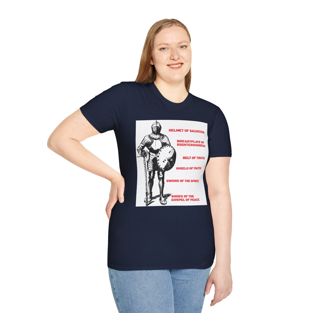 Christian Armor Unisex Softstyle T-Shirt, Inspirational Tee, Faith-Based Apparel, Perfect Gift for Believers, Church Events, Spiritual [...]